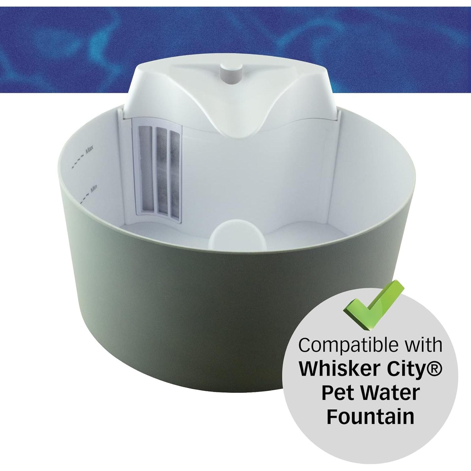 Filtro de Agua Pequeño PET STANDARD para Fuente Whisker City - 10 Unidades
