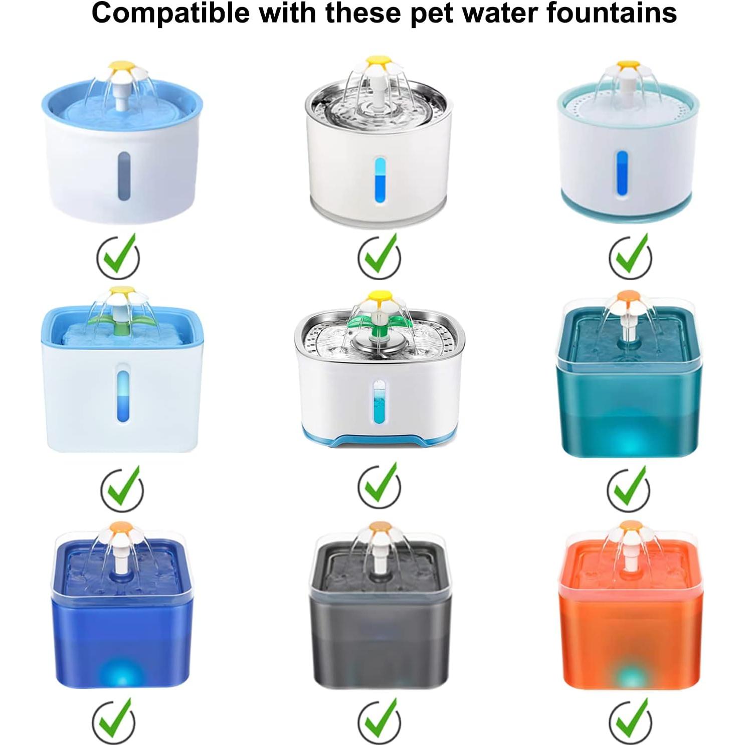 Filtros de Espuma para Fuente de Agua para Gatos Cirfifth - Paquete de 8