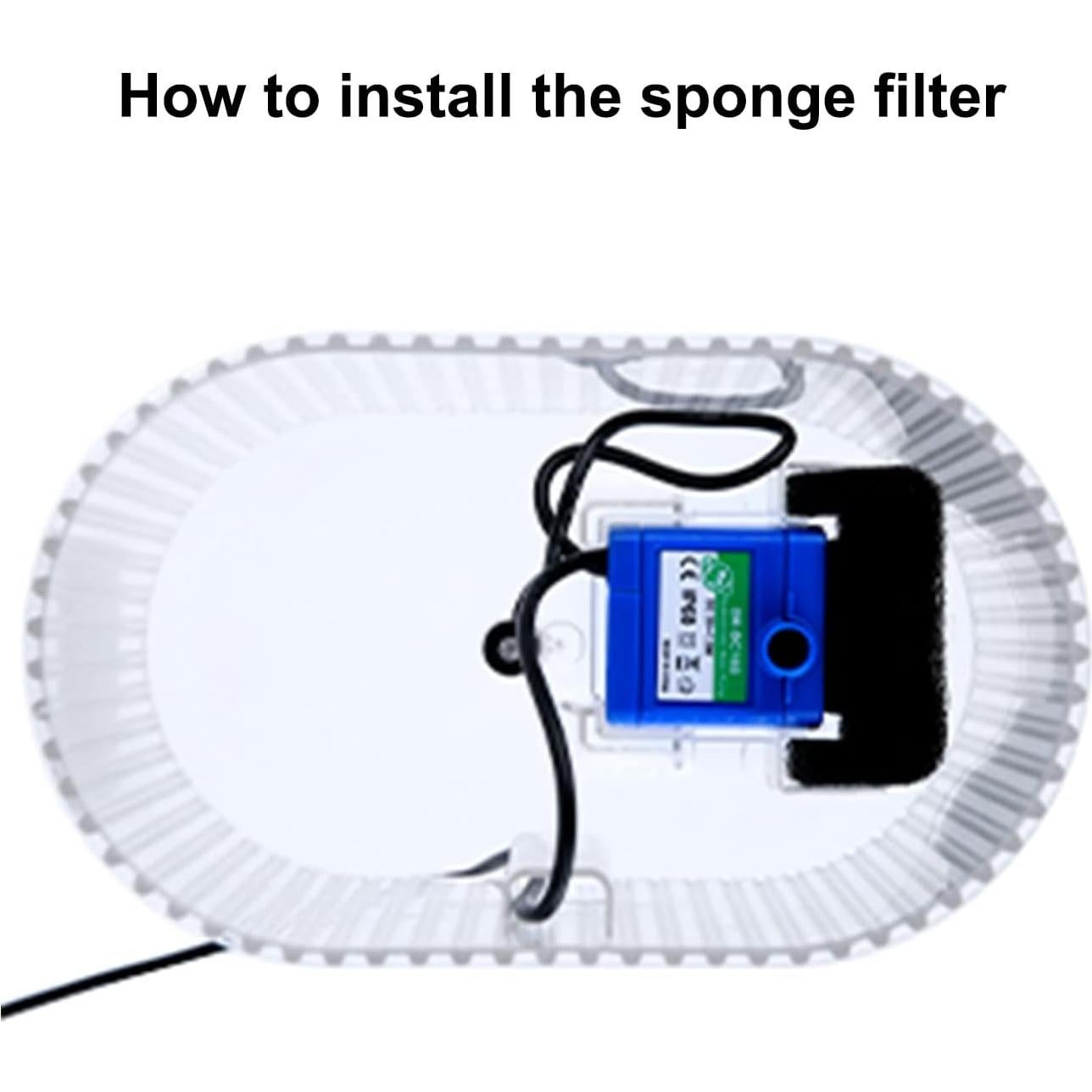 Filtros de Espuma para Fuente de Agua para Gatos Cirfifth - Paquete de 8