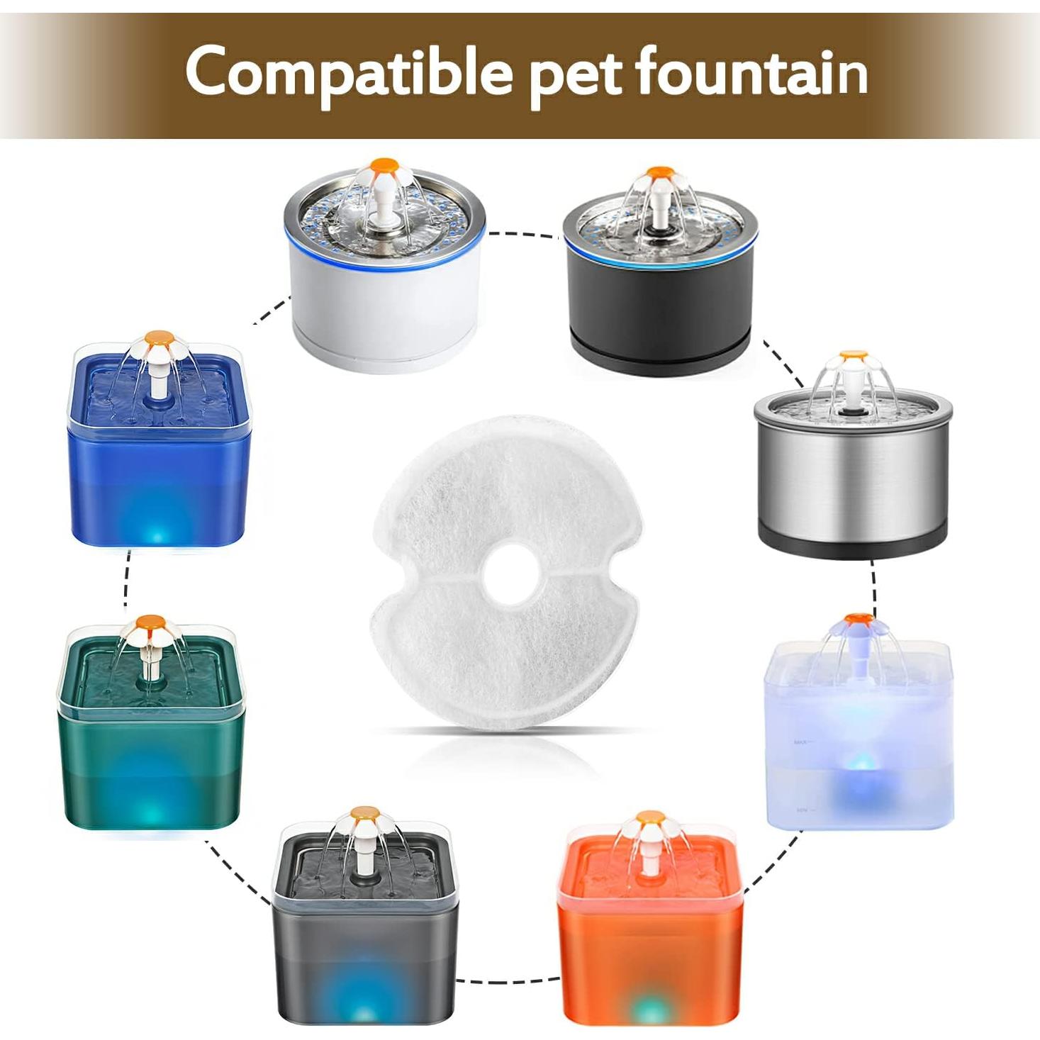 Filtro de Agua para Gatos Opeth - Paquete de 8 Filtros de Carbón Activado