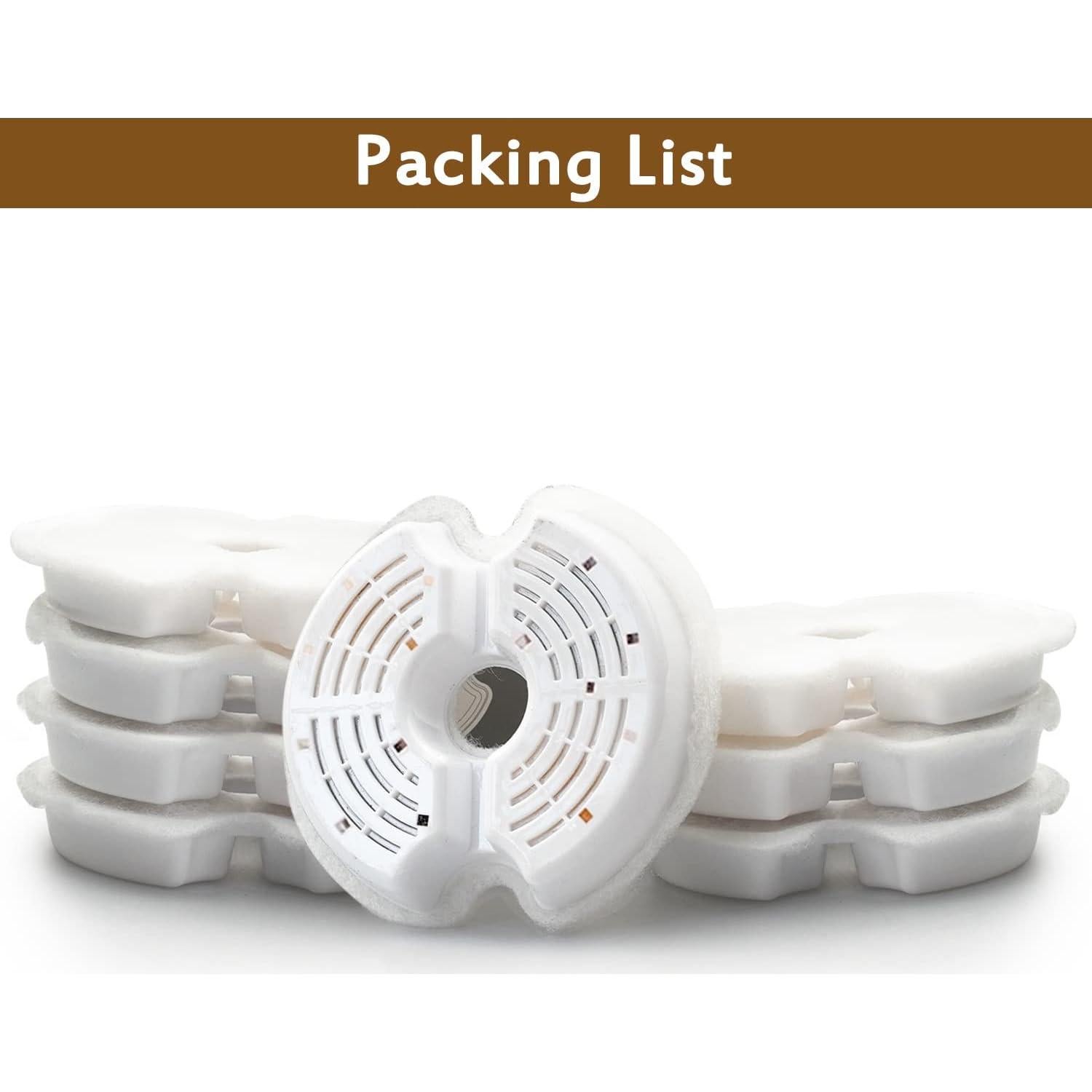 Filtro de Agua para Gatos Opeth - Paquete de 8 Filtros de Carbón Activado