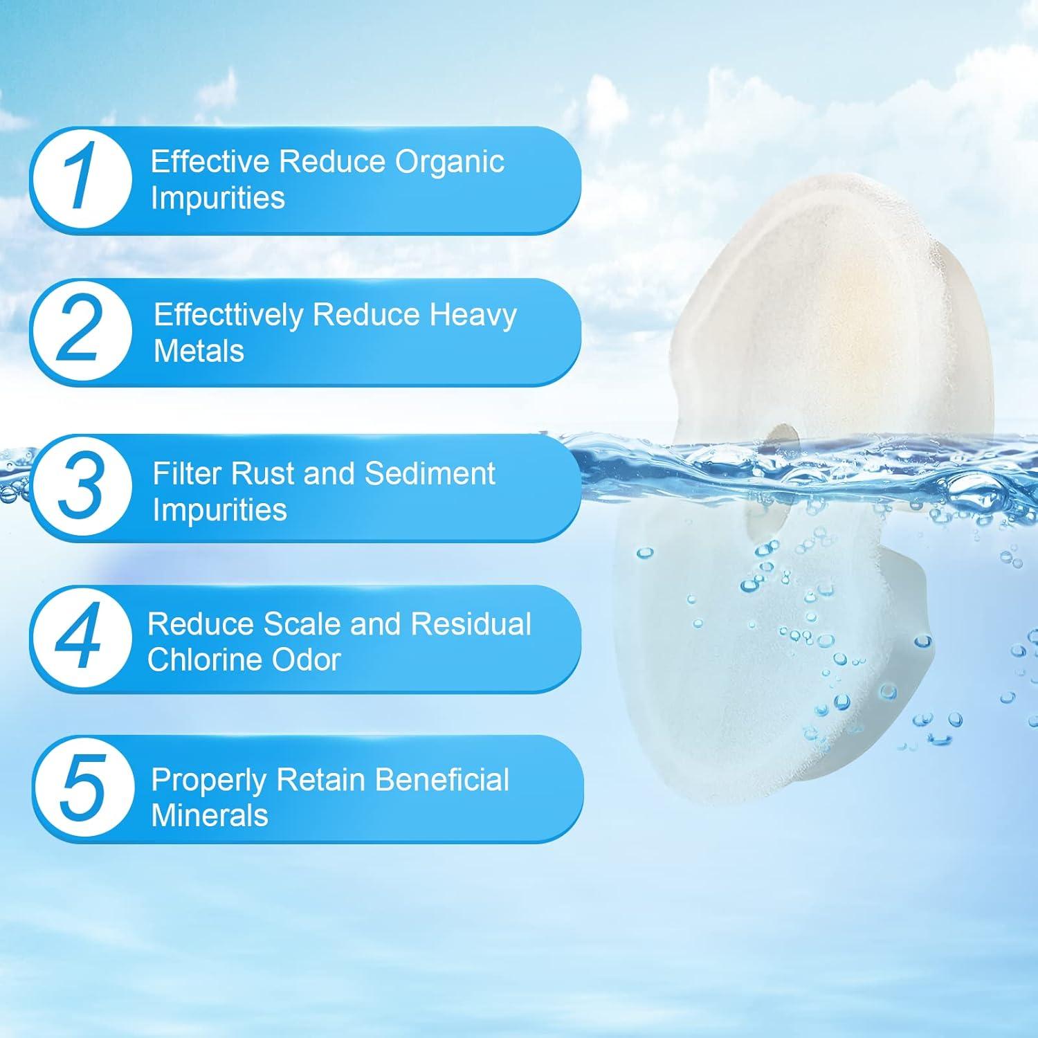 Filtros de Agua para Gatos NautyPaws, 8 Paquetes de Carbón Activado