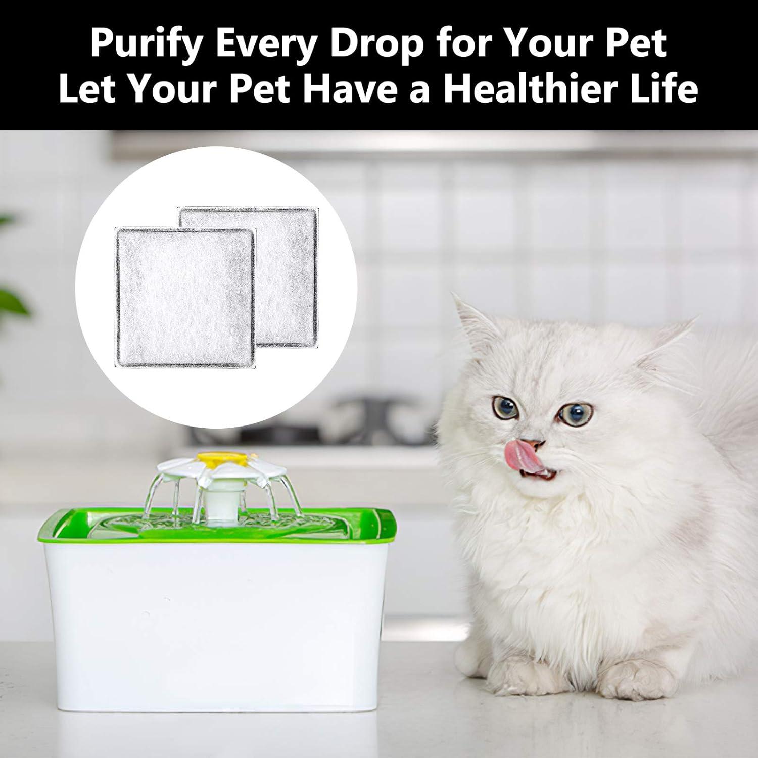 Filtros de Carbono MyfatBOSS para Fuente Mini Flower Catit - 12 Unidades