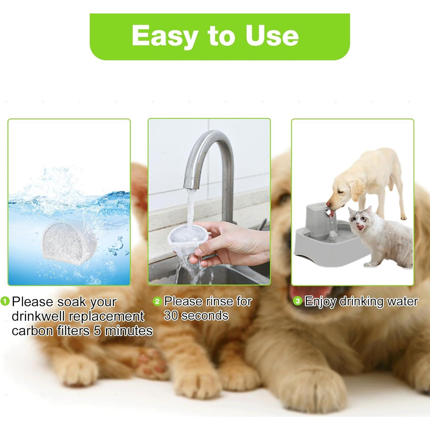 Filtros de Carbono x15 para Fuente de Agua PetSafe Drinkwell