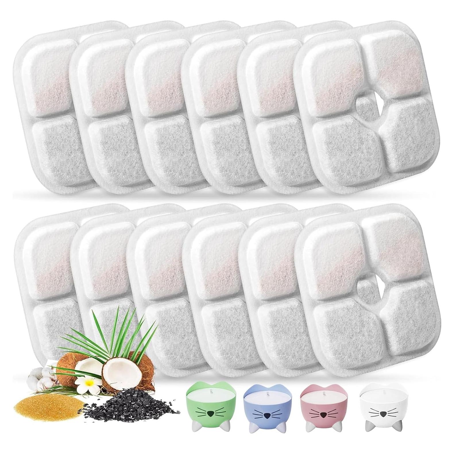 Filtros de Reemplazo Porens para Fuente de Agua 2.5L - Paquete de 12