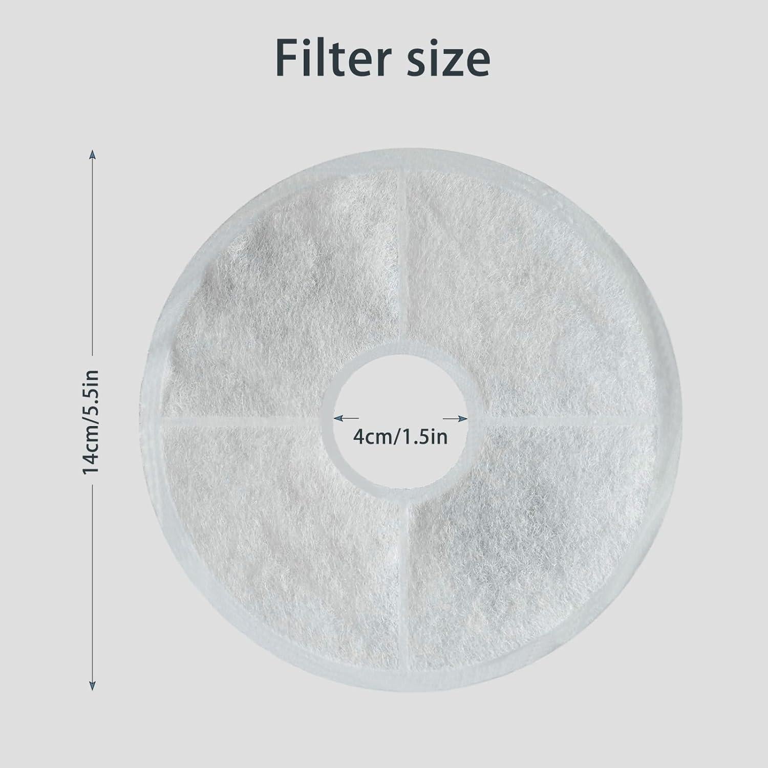 Paquete de 6 filtros de agua para gatos Wezebel Catit