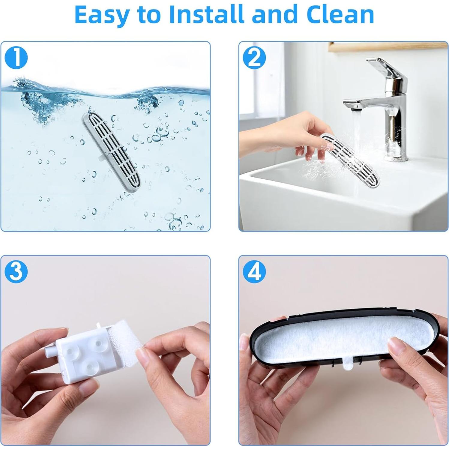 Paquete de 16 Filtros de Agua para Gatos Eyehoce 108/3.2L