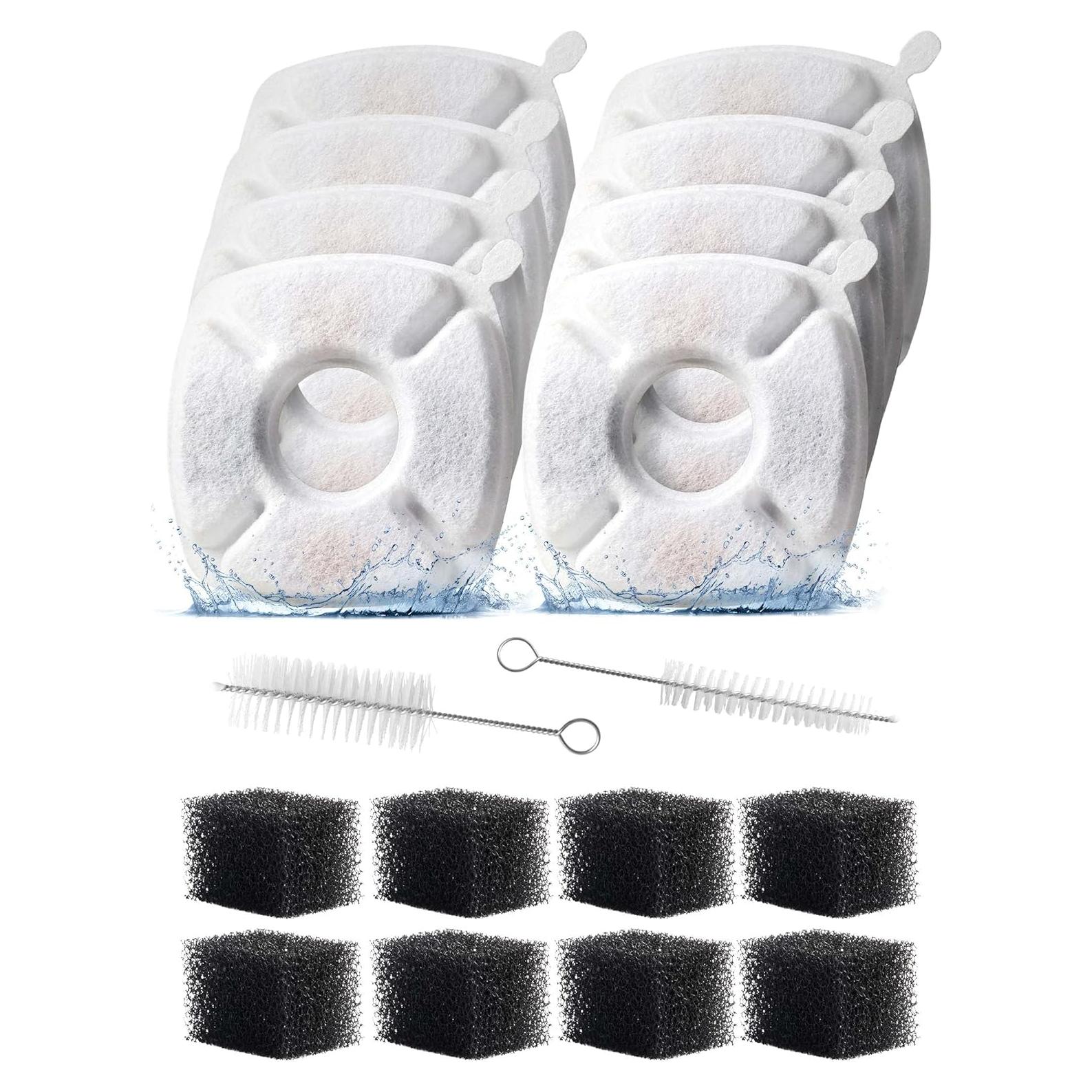 18 Filtros de Agua para Gatos Zeewoo 2.8L Triple Filtración