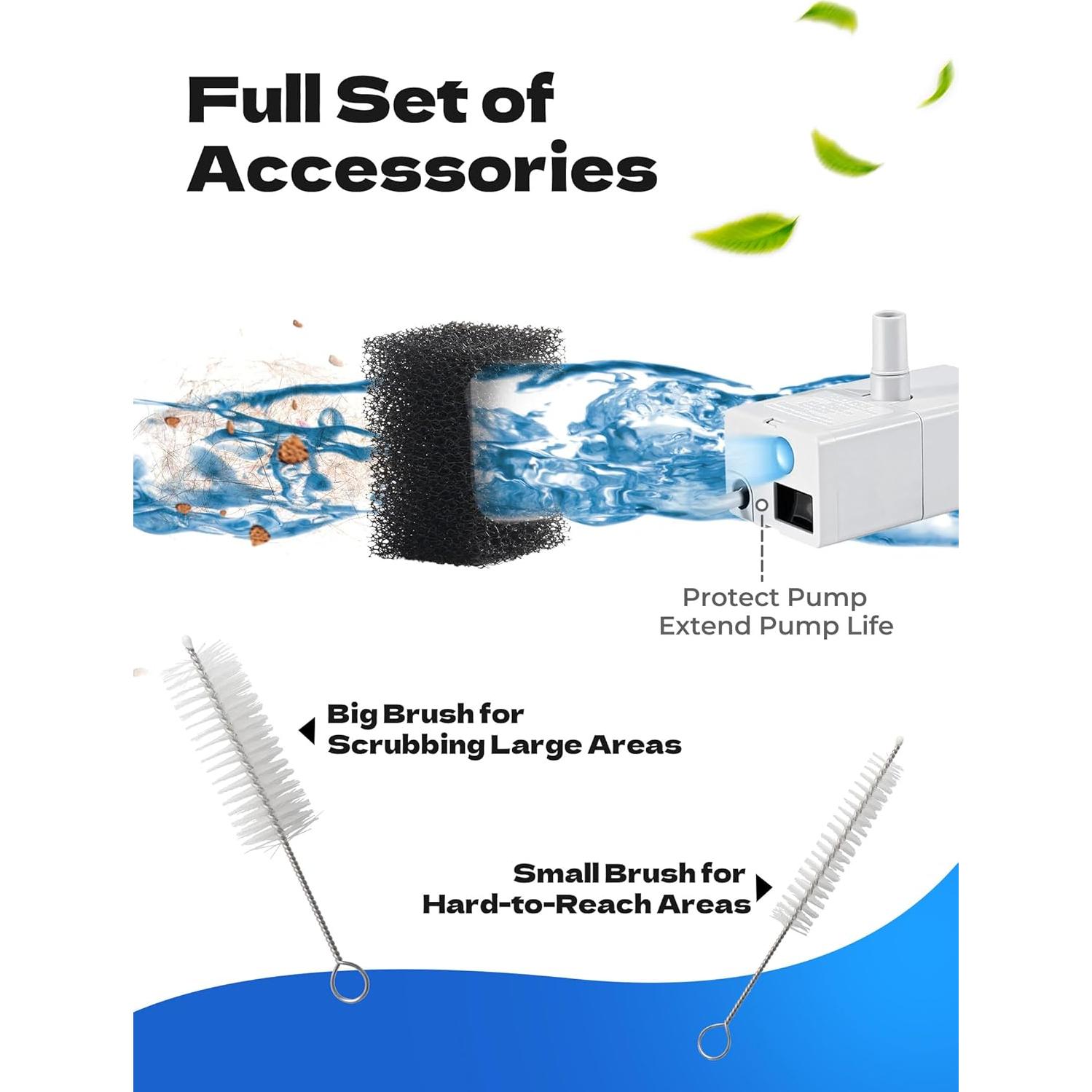 18 Filtros de Agua para Gatos Zeewoo 2.8L Triple Filtración