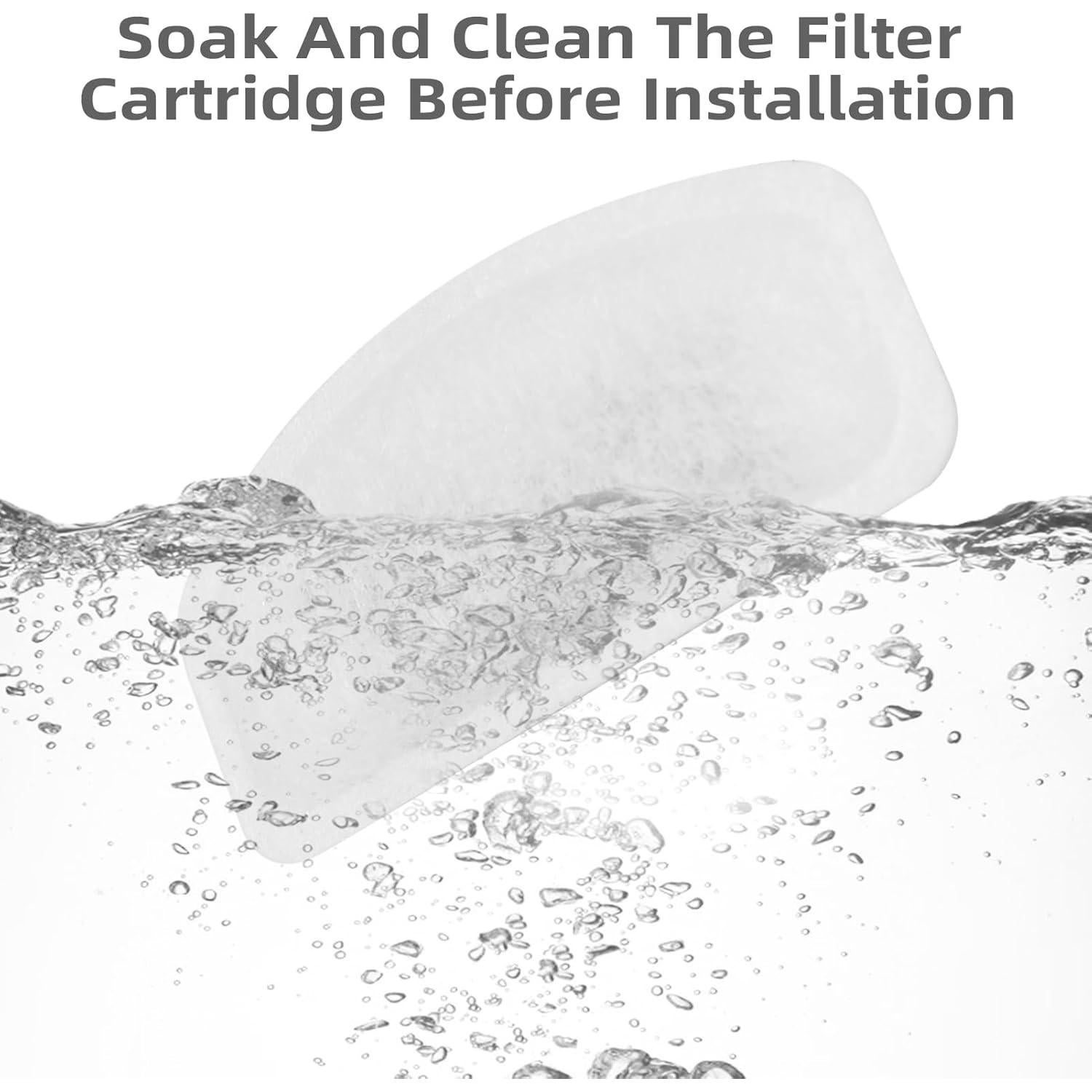 Paquete de 12 Filtros y 6 Esponjas para Fuente Mascotas D30