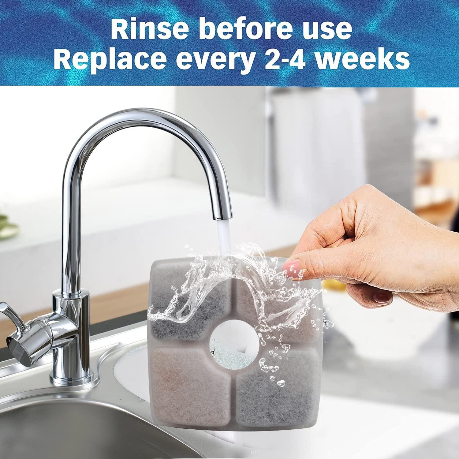 Filtros de Reemplazo SAMANIJA para Fuente de Agua 8 Paquetes 2.5L