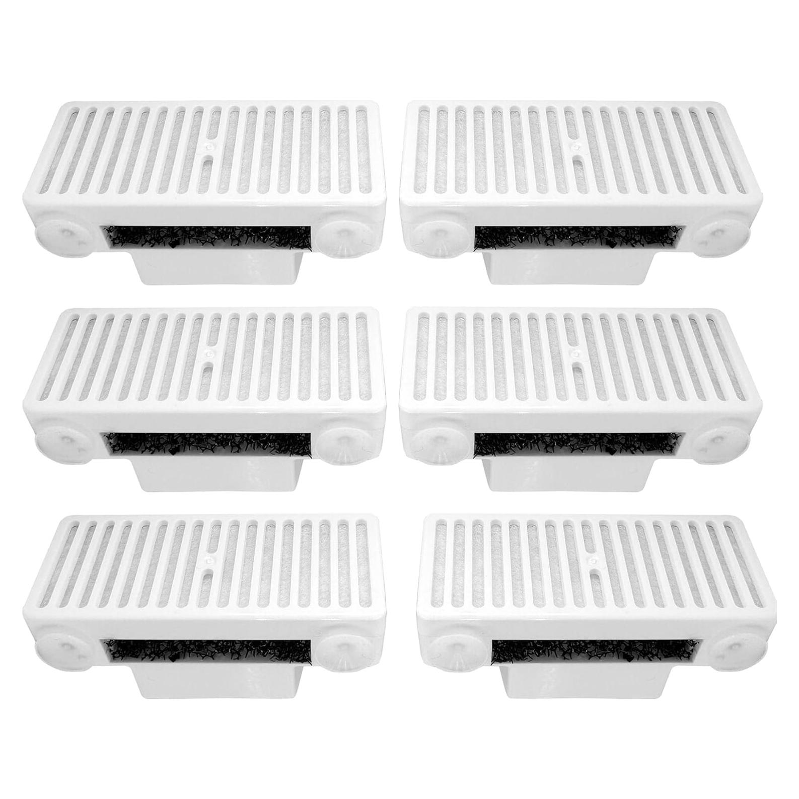 Paquete de 6 Filtros Reemplazo Rinakou para Fuente de Agua Mascotas