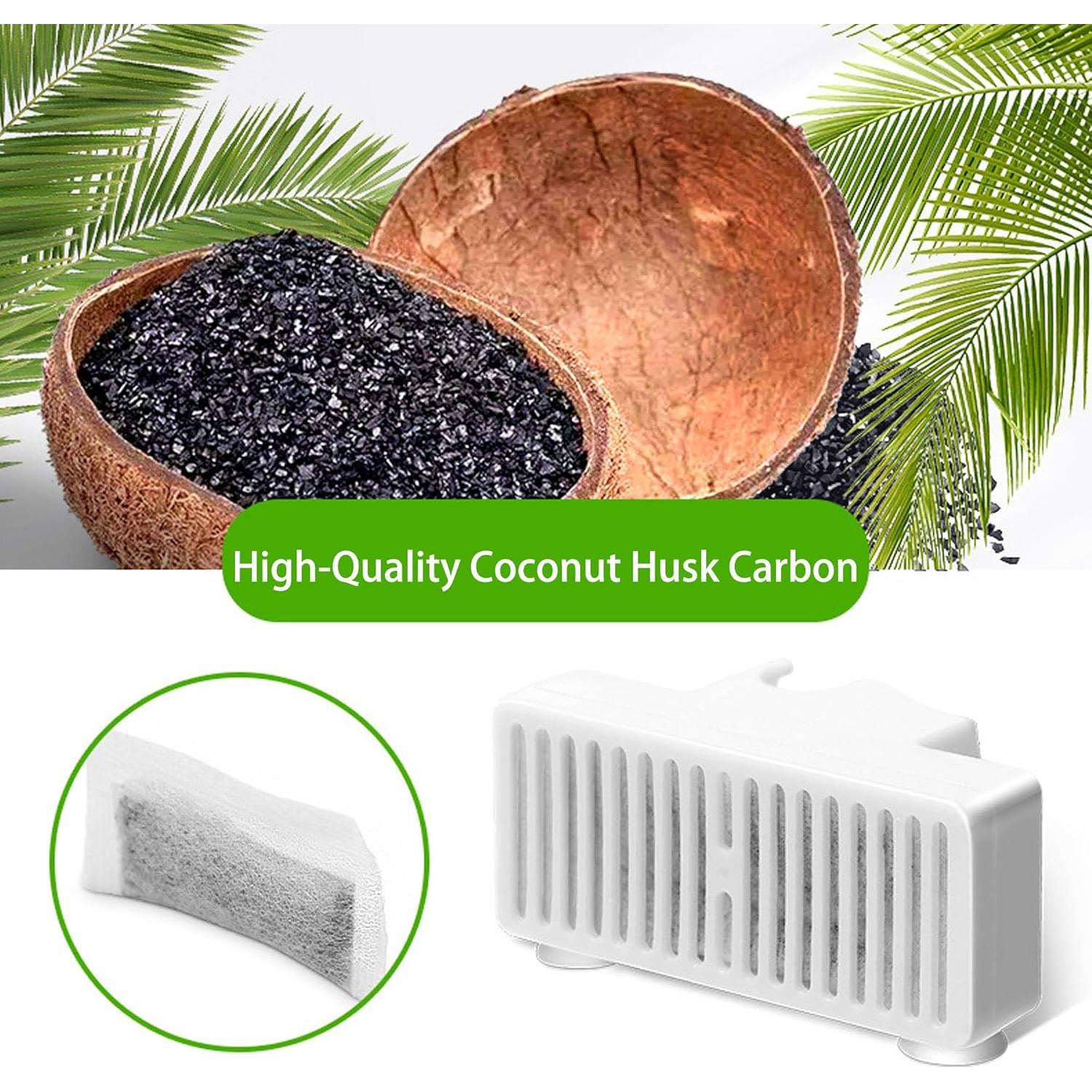 Paquete de 6 Filtros Reemplazo Rinakou para Fuente de Agua Mascotas