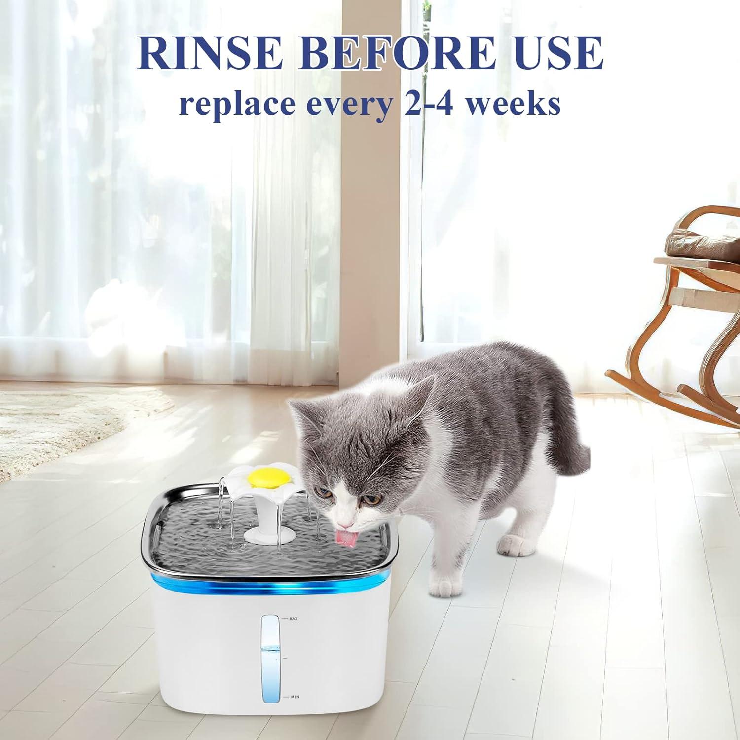 16 Filtros de Reemplazo para Fuente de Agua para Gatos HomeFio