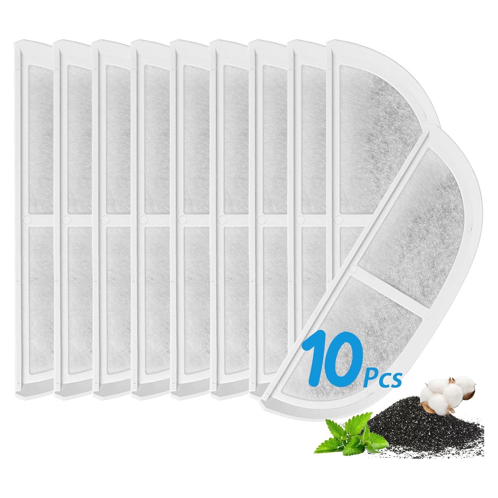 10 Filtros de Reemplazo Vofiiln para Fuente de Agua Mascotas