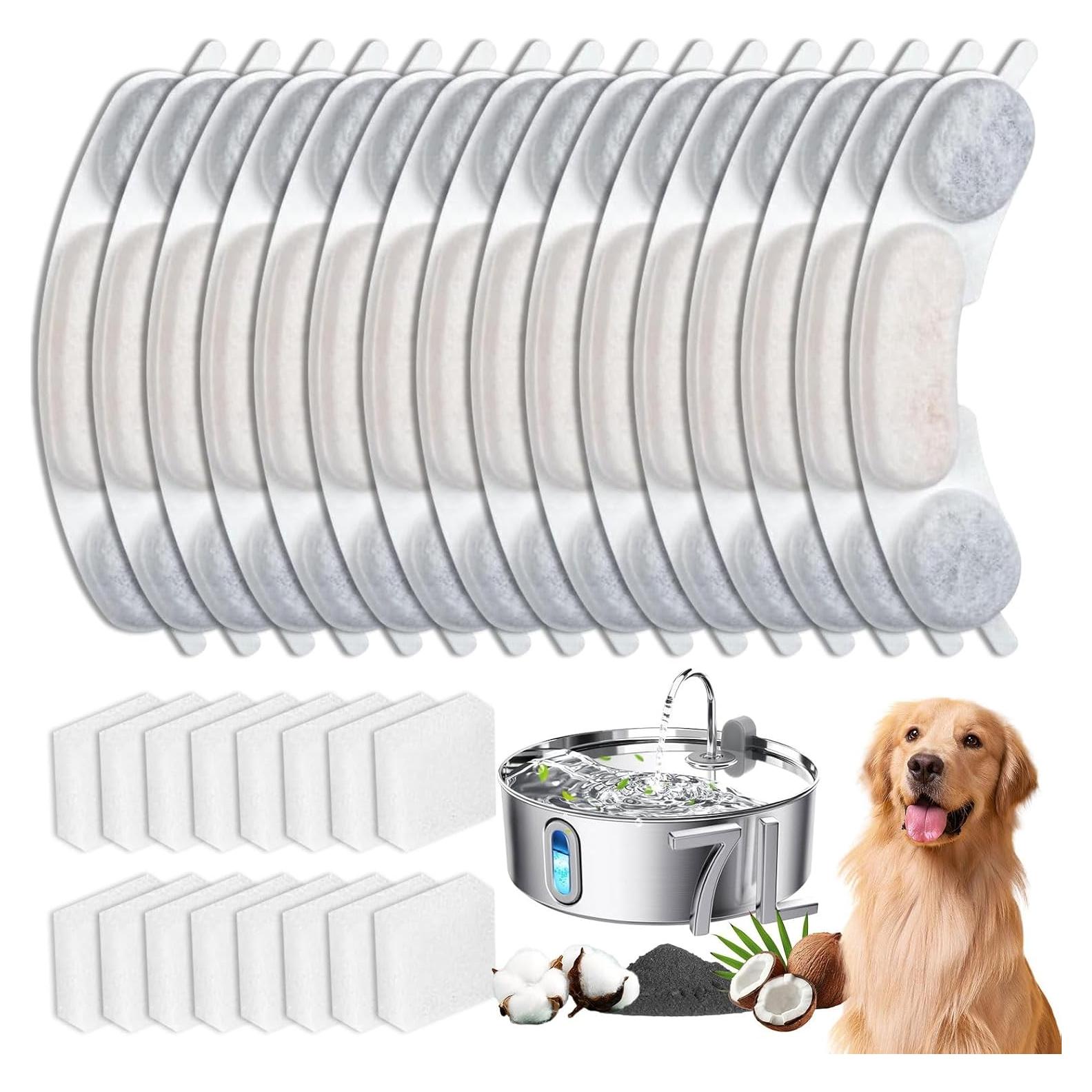 16 Filtros de Reemplazo para Fuente de Agua Smartoo 7L