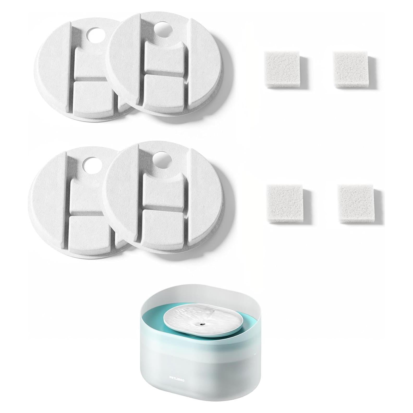 Filtros de Reemplazo PETLIBRO PLWF008 para Fuente de Perro, 4 Unidades