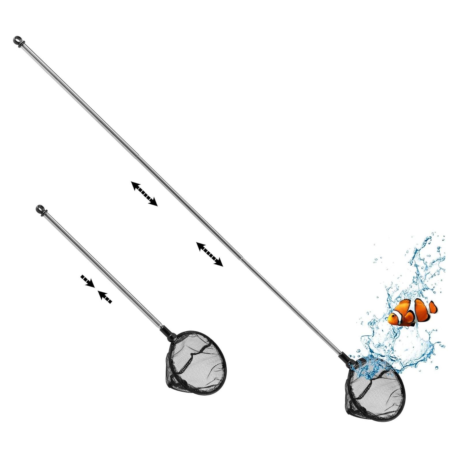 Red de Acuario Telescópica Timwaygo 8.89 cm Mango Extensible