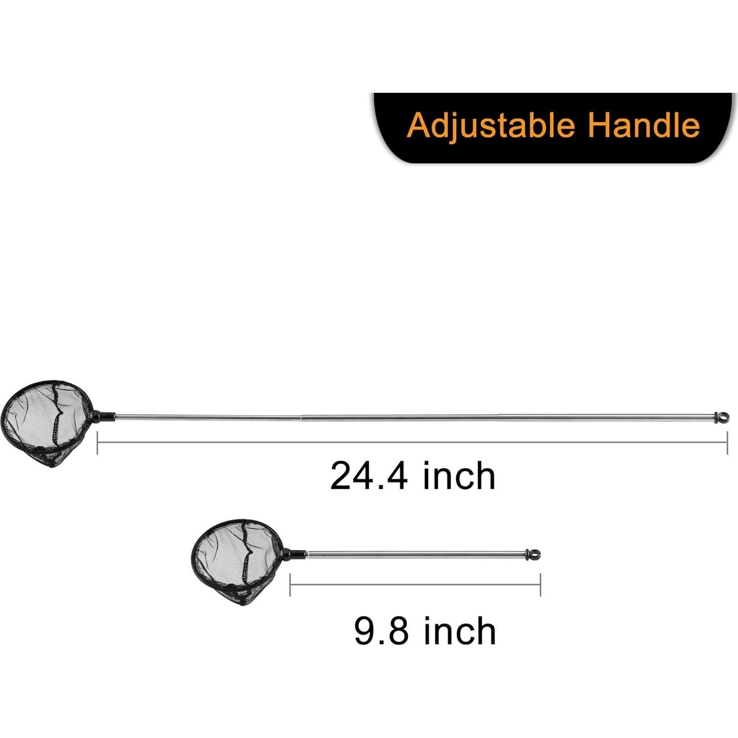 Red de Acuario Telescópica Timwaygo 8.89 cm Mango Extensible