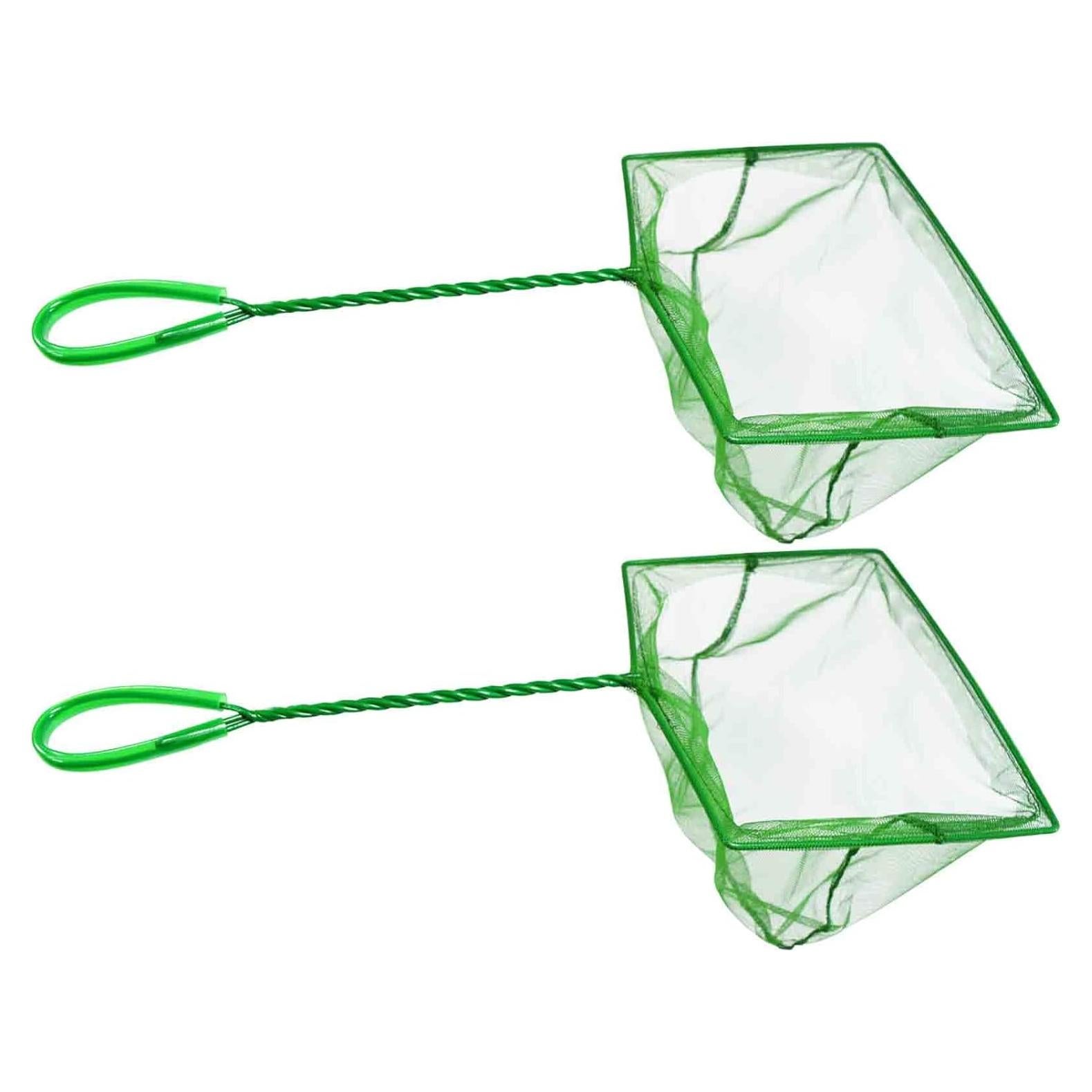 Red de Acuario AOODOOM 20.32 cm Paquete de 2 Verde