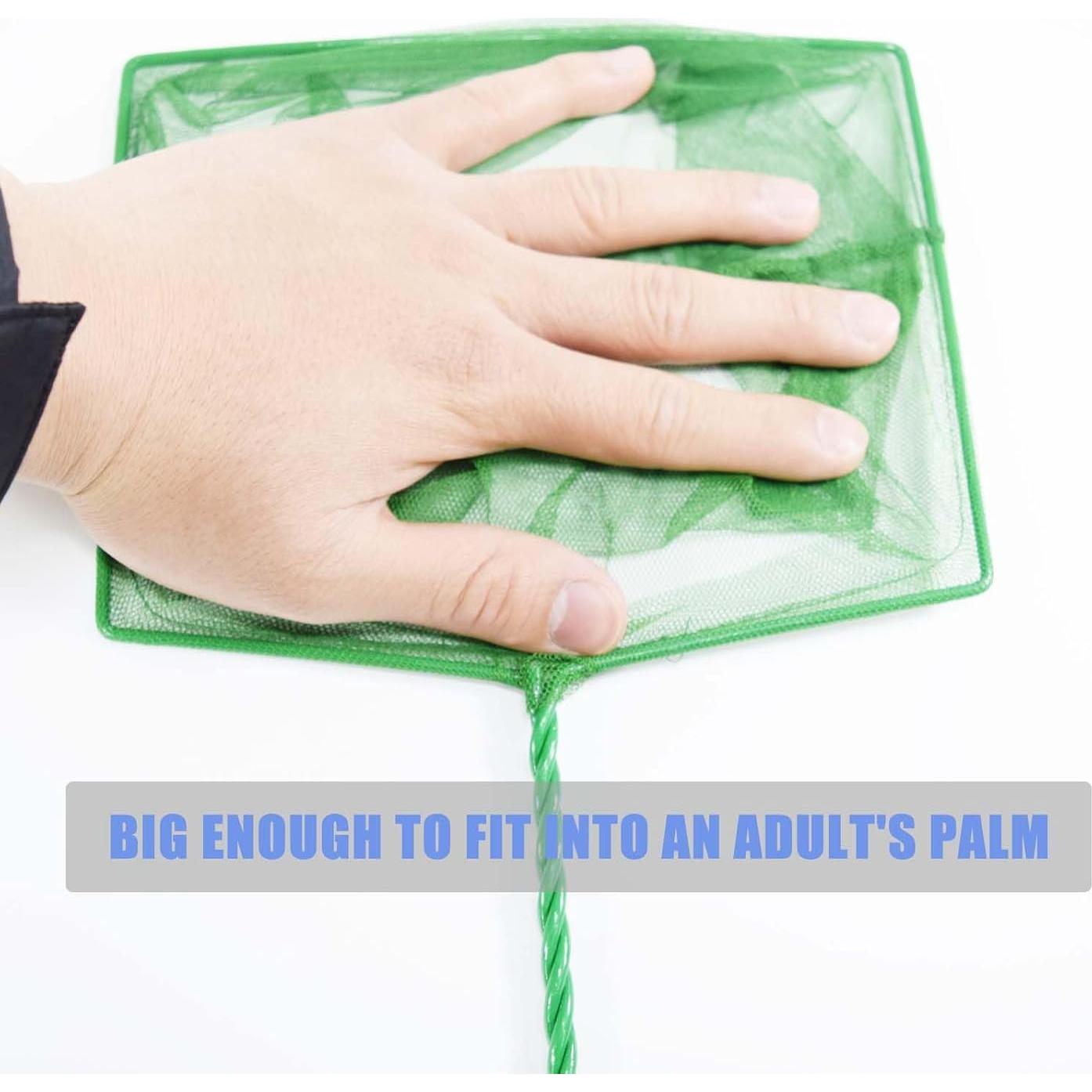 Red de Acuario AOODOOM 20.32 cm Paquete de 2 Verde