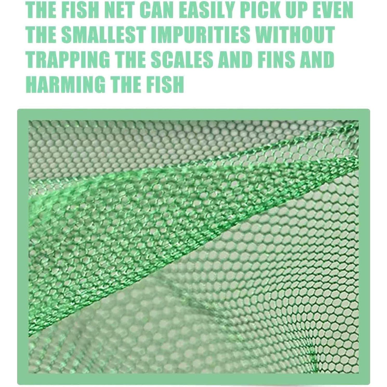 Red de Acuario AOODOOM 20.32 cm Paquete de 2 Verde