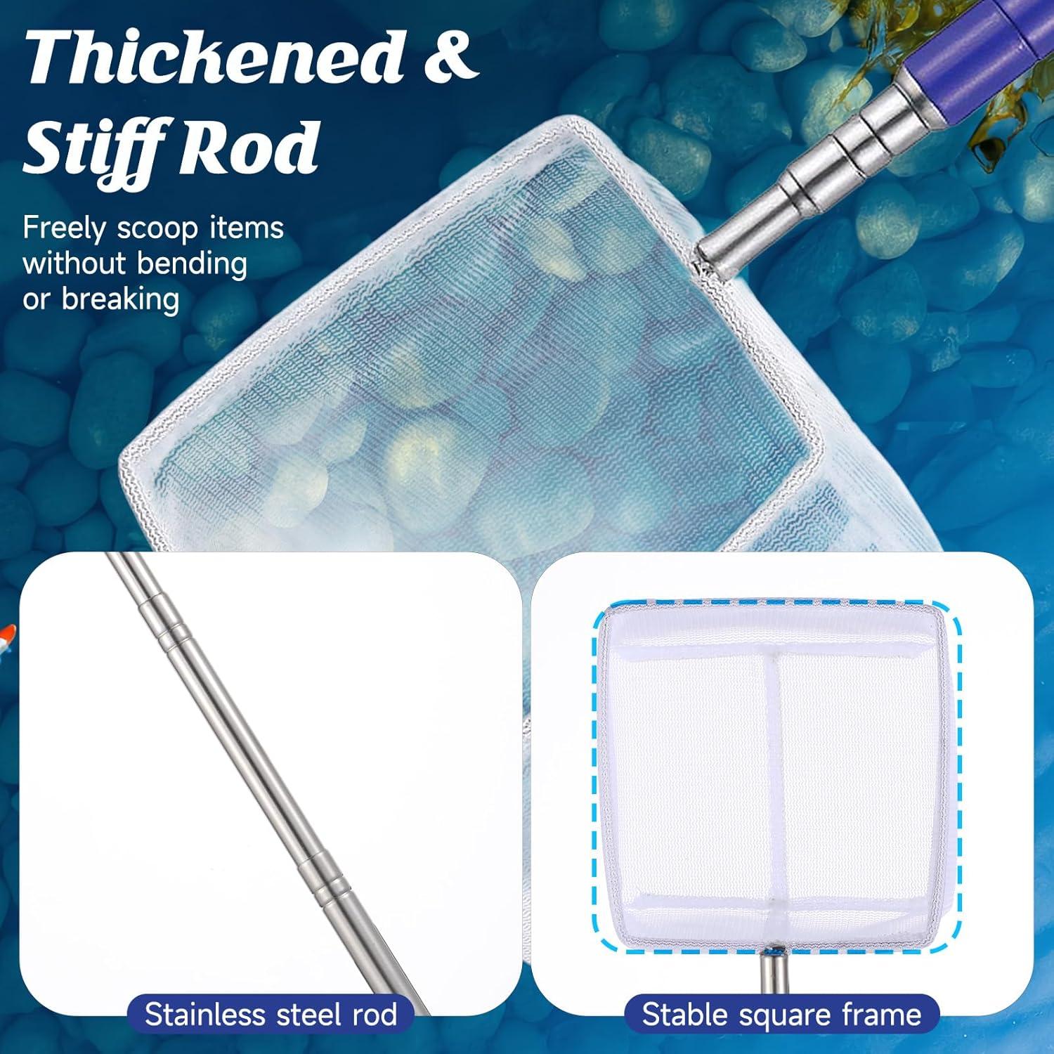 Red de Acuario Psyqtsuary con Mango Extensible 21.5-100cm