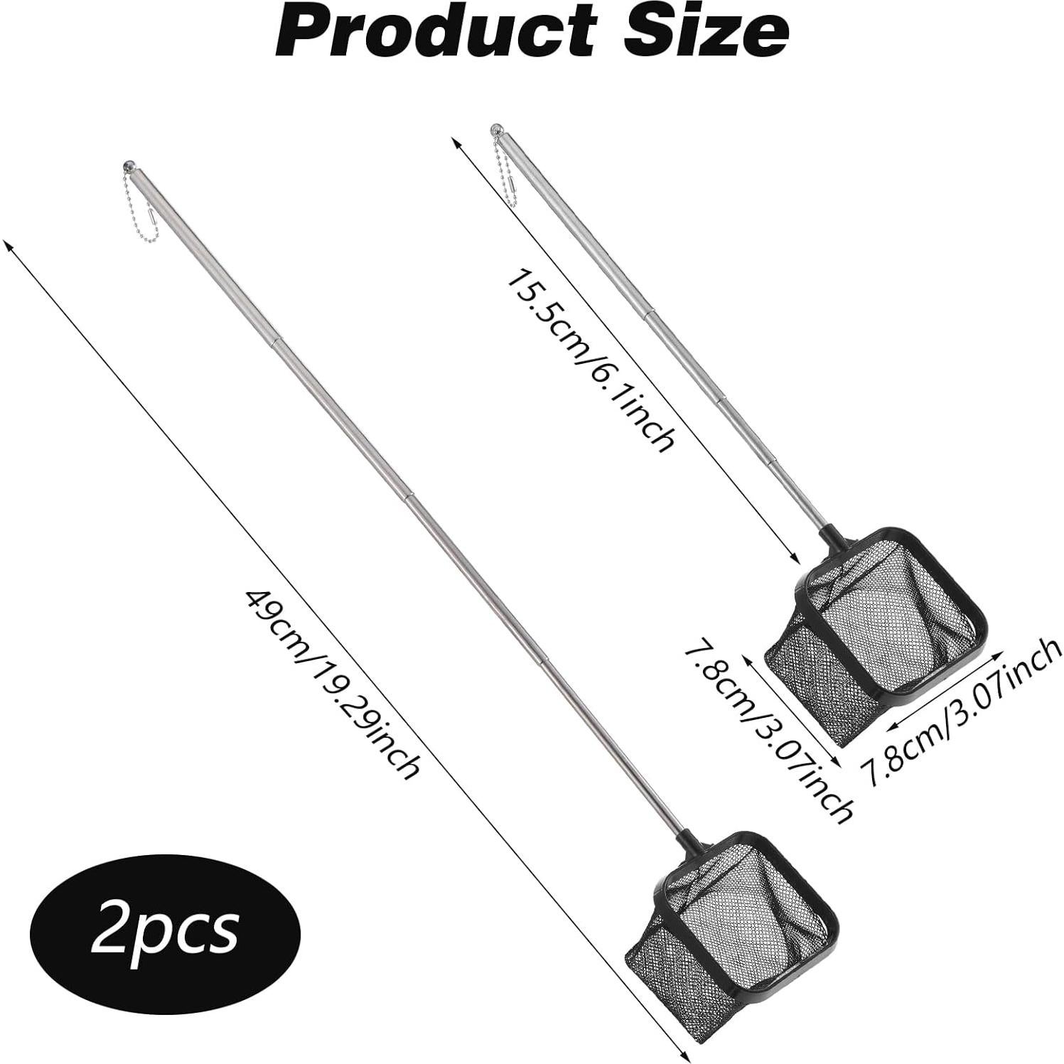 Red de Pescado SynHHergyx para Acuario 2 Piezas 7.6 cm