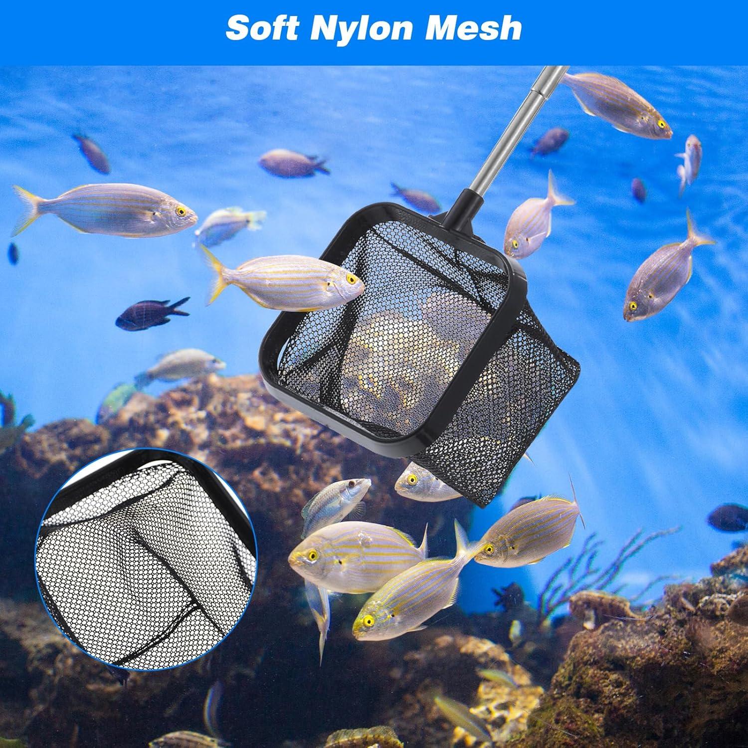 Red de Pescado SynHHergyx para Acuario 2 Piezas 7.6 cm