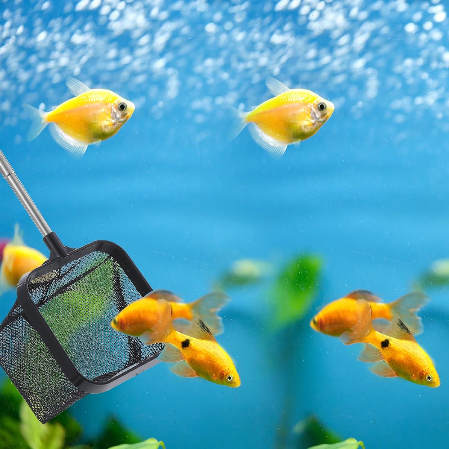 Red de Pescado SynHHergyx para Acuario 2 Piezas 7.6 cm