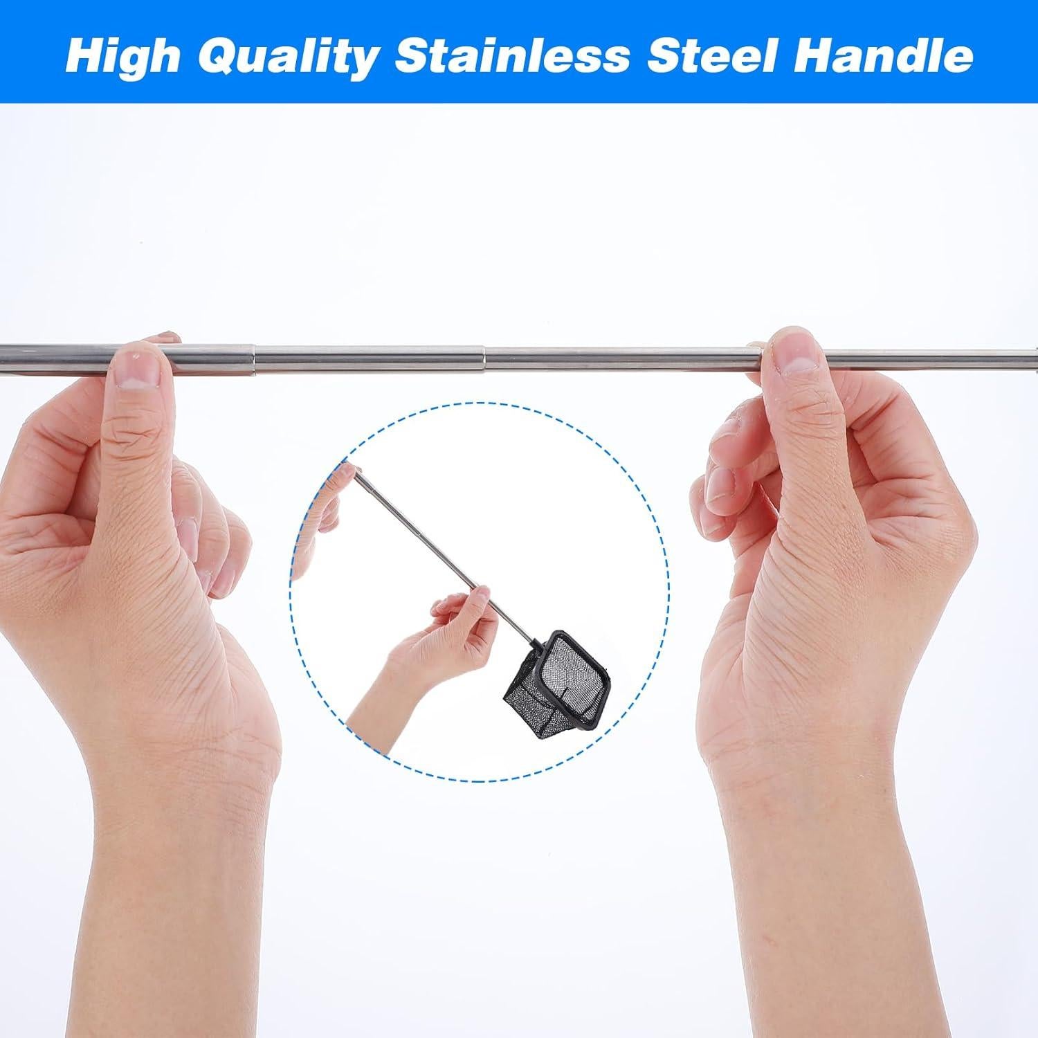 Red de Pescado SynHHergyx para Acuario 2 Piezas 7.6 cm