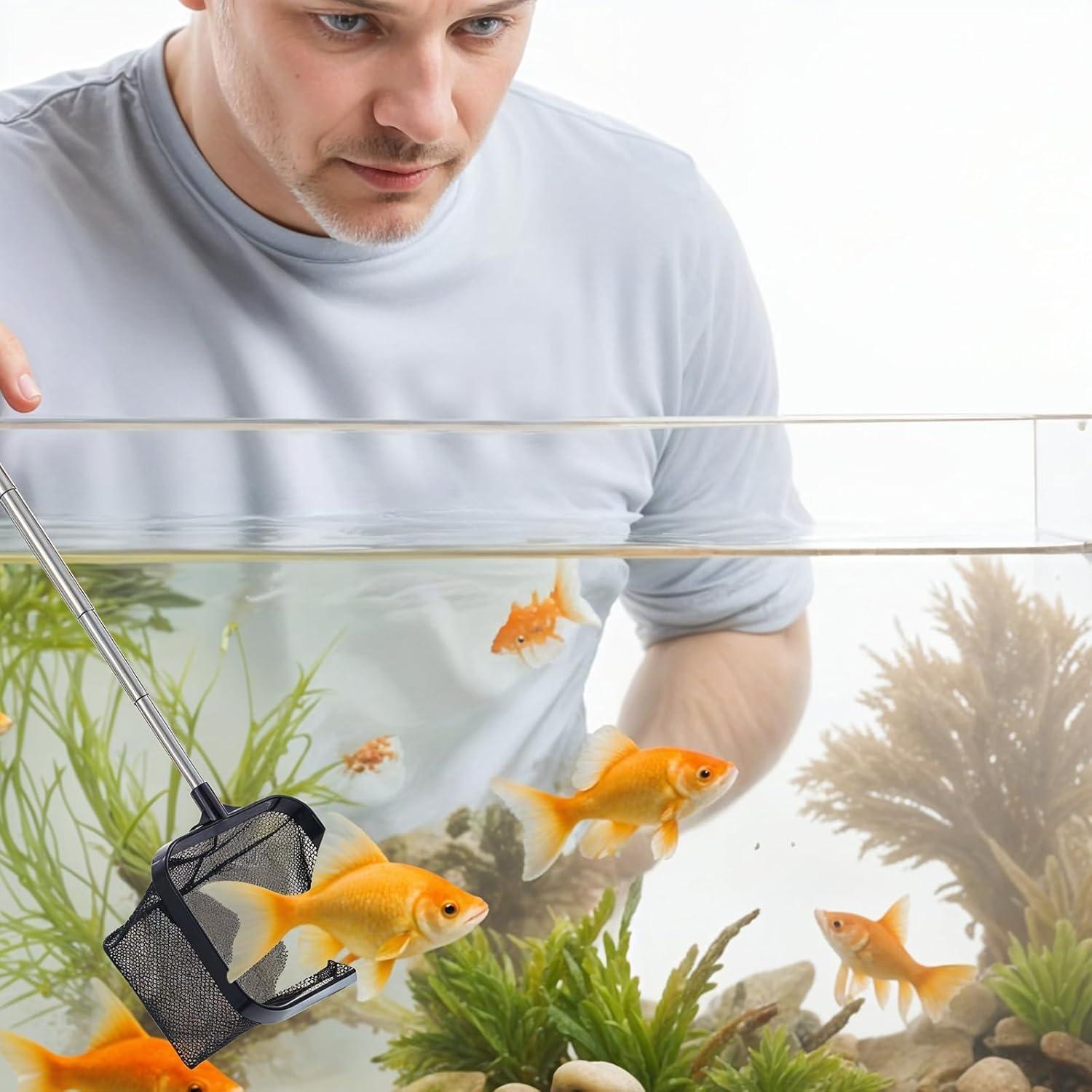 Red de Pescado SynHHergyx para Acuario 2 Piezas 7.6 cm