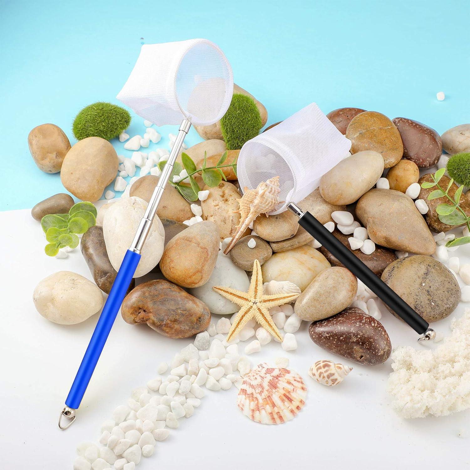 Red de Acuario para Camarones Sumind - 2 Piezas con Mango Extensible