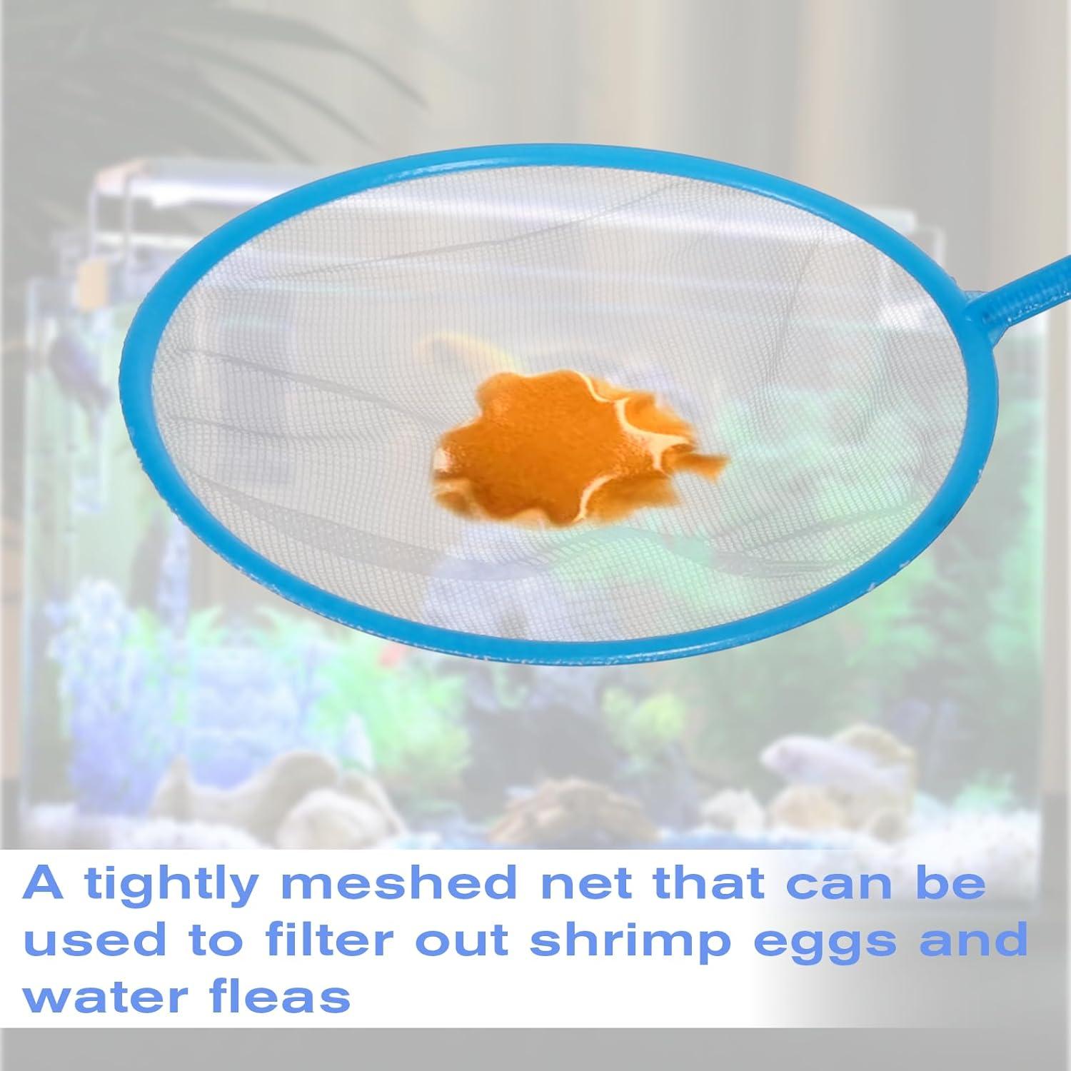 Redes para Acuario Gtziqa 10 Pcs 25 cm Azul Malla Ultra Fina