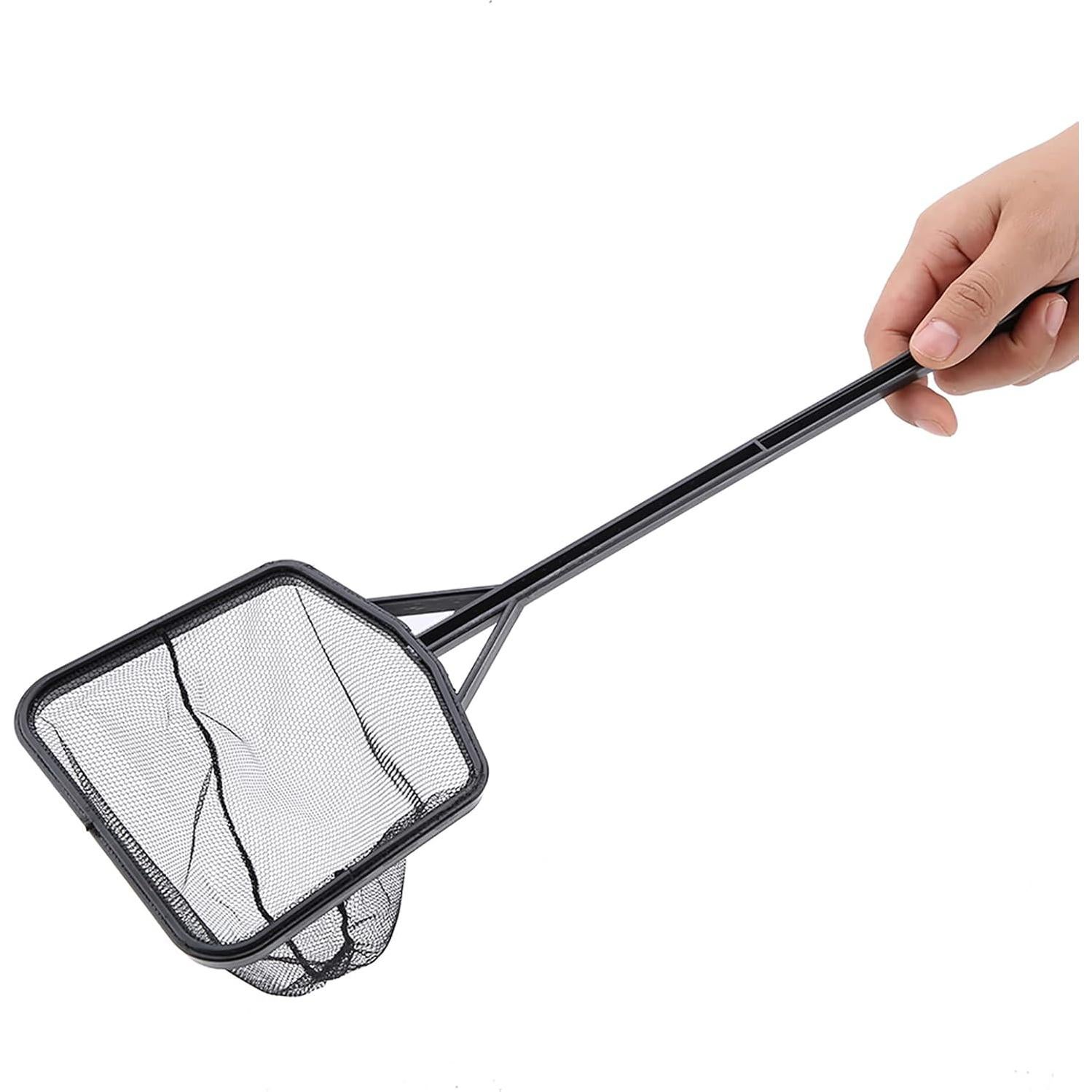 Red para Acuario Tiiyee, Malla Fina 41cm, Mango Largo