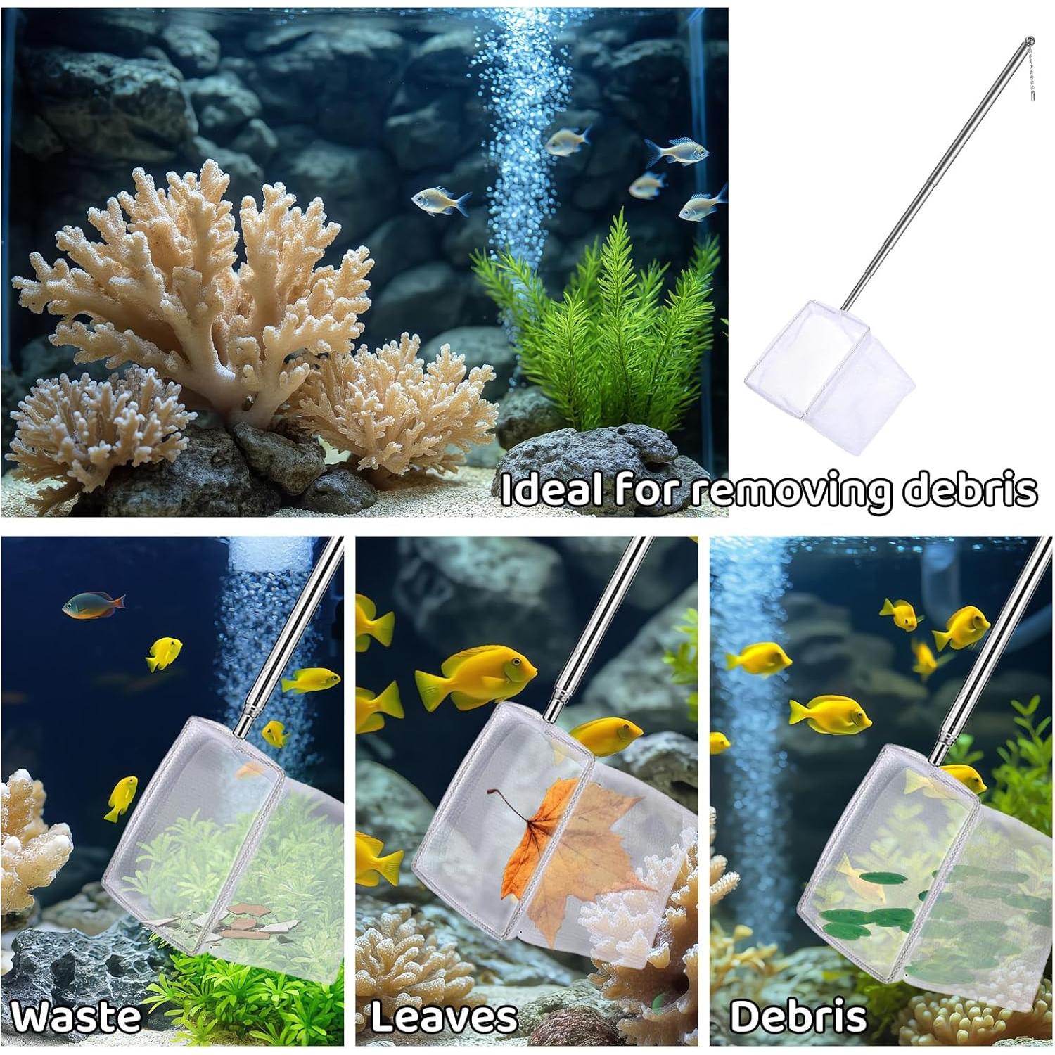 Paquete de 2 Redes de Acuario Vin Beauty 7.62 cm Nailon