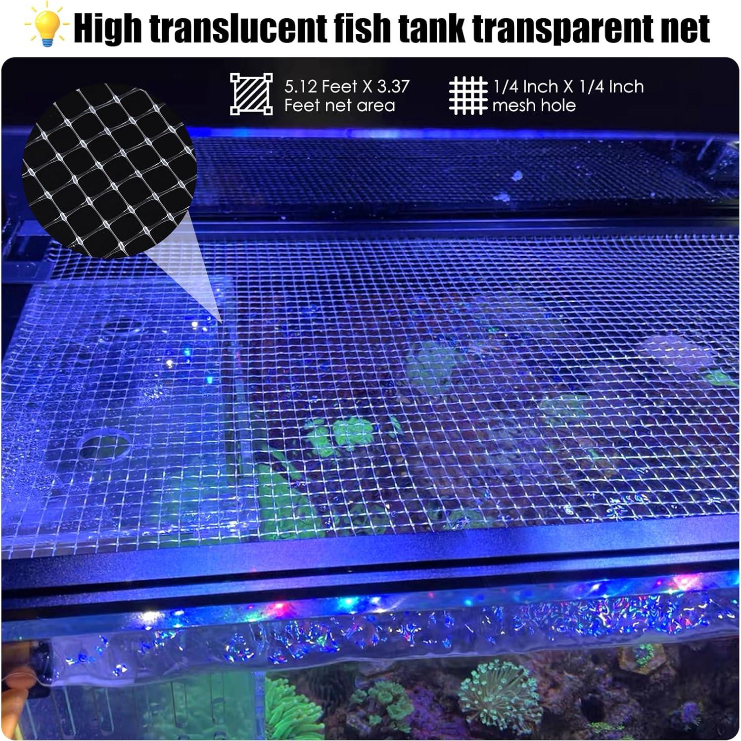 Red de Malla para Acuario NestBasics 1.56m x 1.03m Transparente