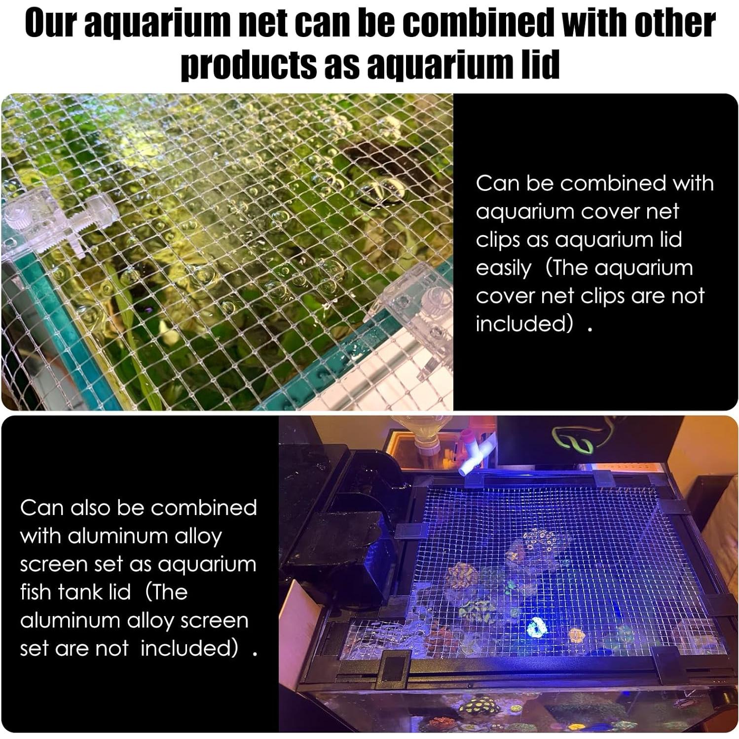 Red de Malla para Acuario NestBasics 1.56m x 1.03m Transparente