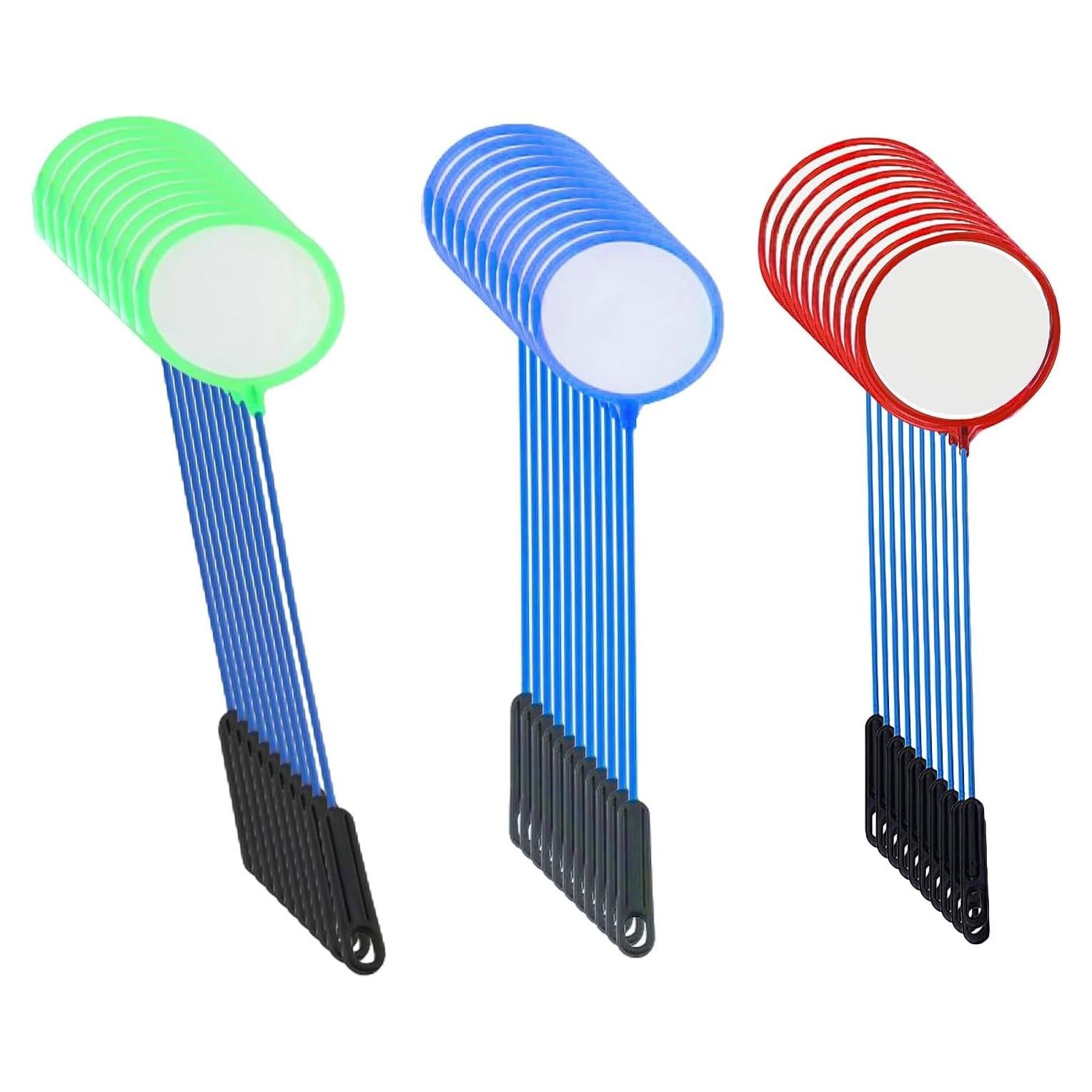 Red de Pescado FKUMLUN 30 Pcs 37cm Nylon con Mango Ergonómico