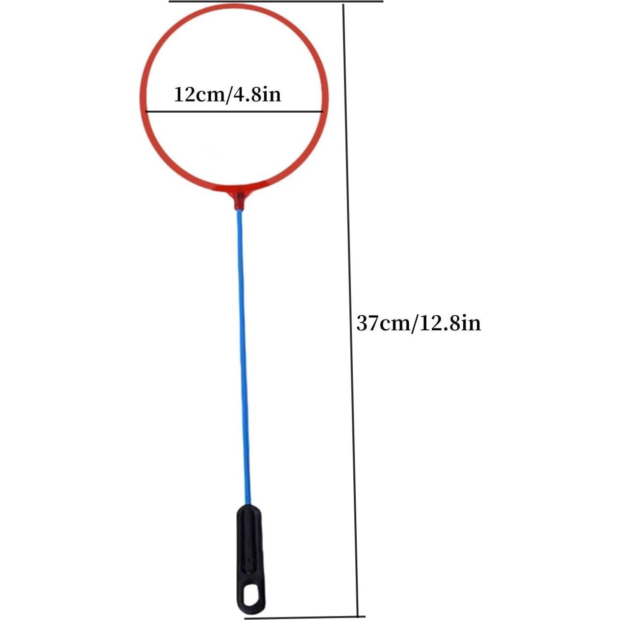 Red de Pescado FKUMLUN 30 Pcs 37cm Nylon con Mango Ergonómico