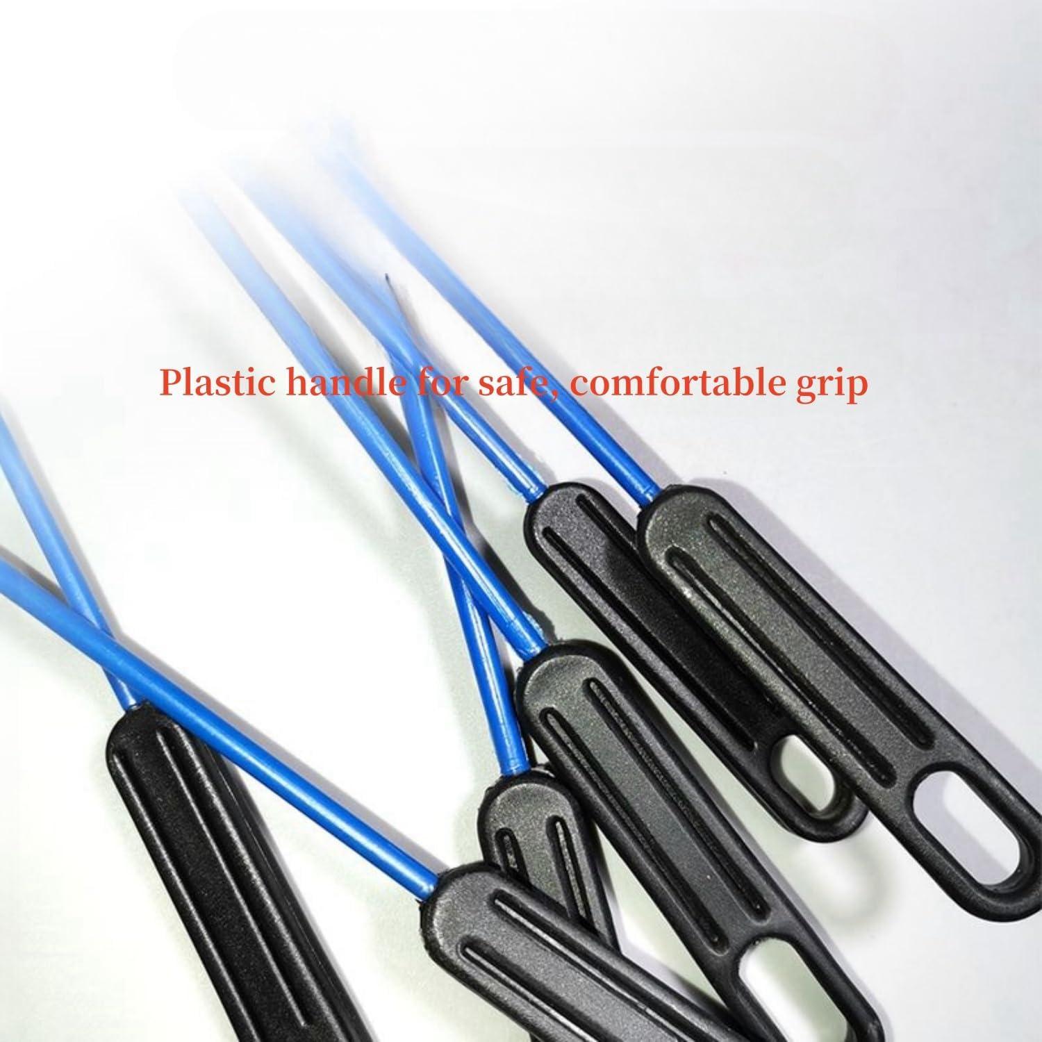 Red de Pescado FKUMLUN 30 Pcs 37cm Nylon con Mango Ergonómico