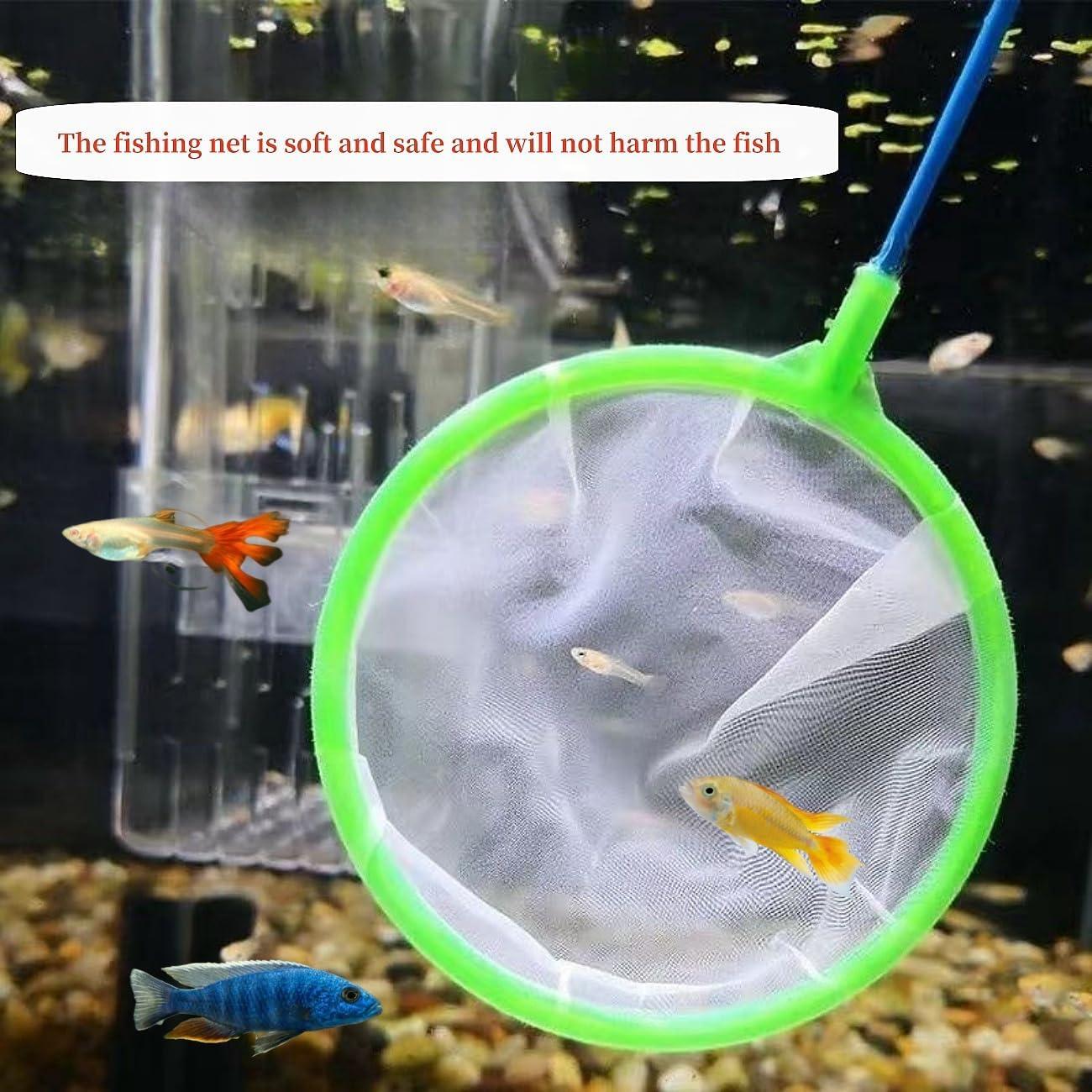 Red de Pescado FKUMLUN 30 Pcs 37cm Nylon con Mango Ergonómico