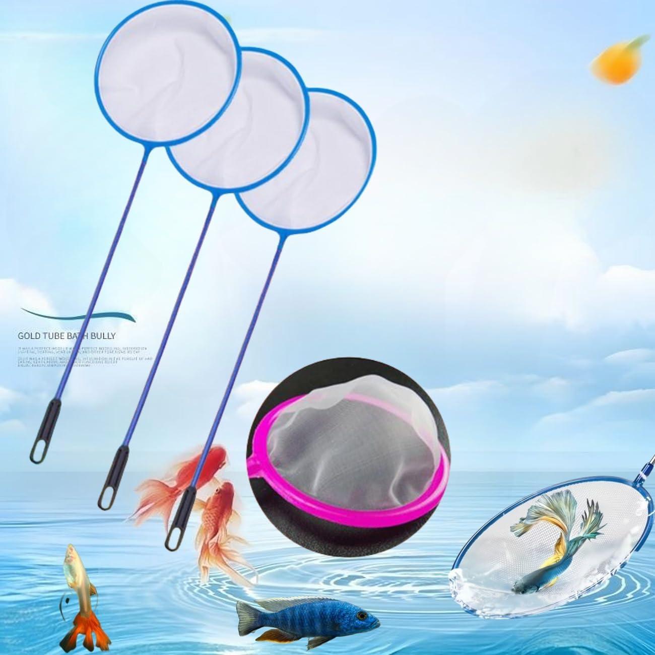 Red de Pescado FKUMLUN 30 Pcs 37cm Nylon con Mango Ergonómico