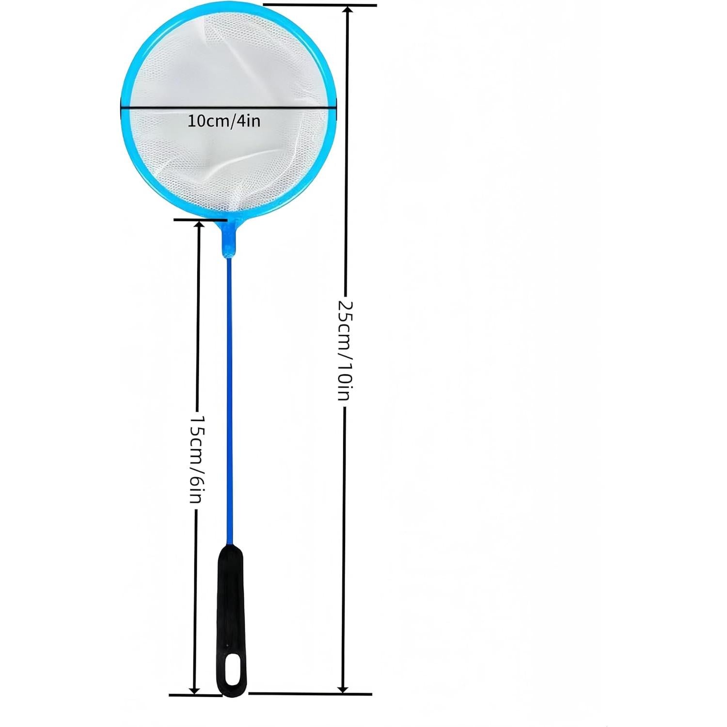 20 Redes de Limpieza para Acuario FKUMLUN 25cm Azul
