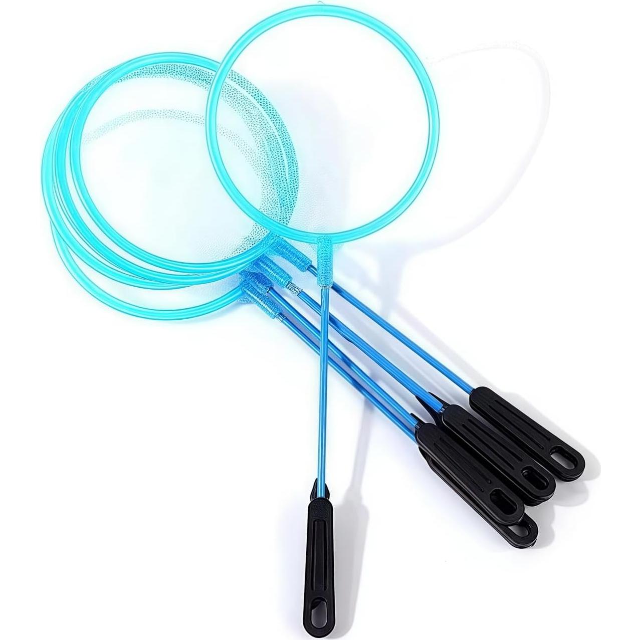 20 Redes de Limpieza para Acuario FKUMLUN 25cm Azul