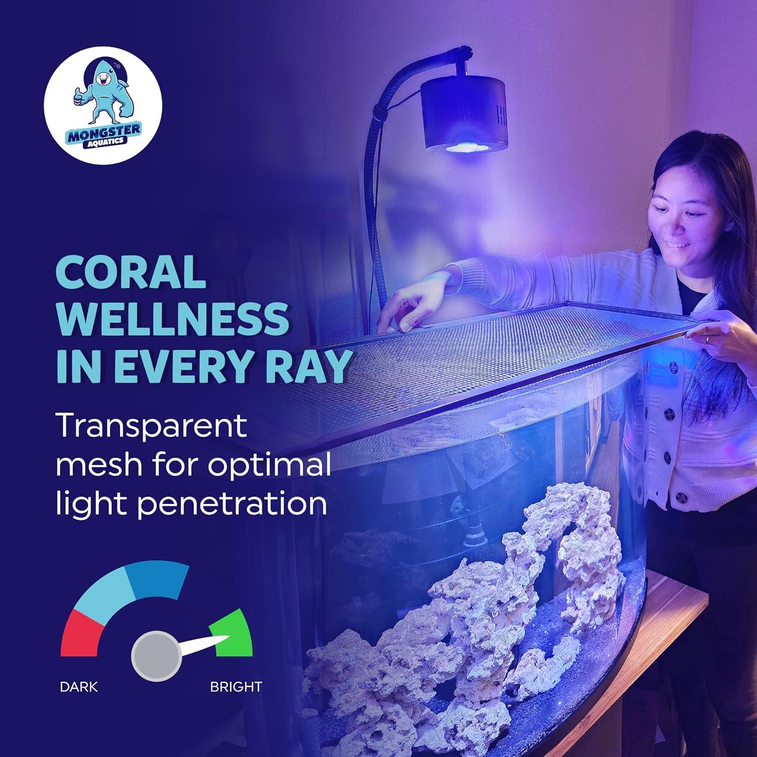 Malla Plástica Transparente 1.22m x 1.52m MongsterAquatics