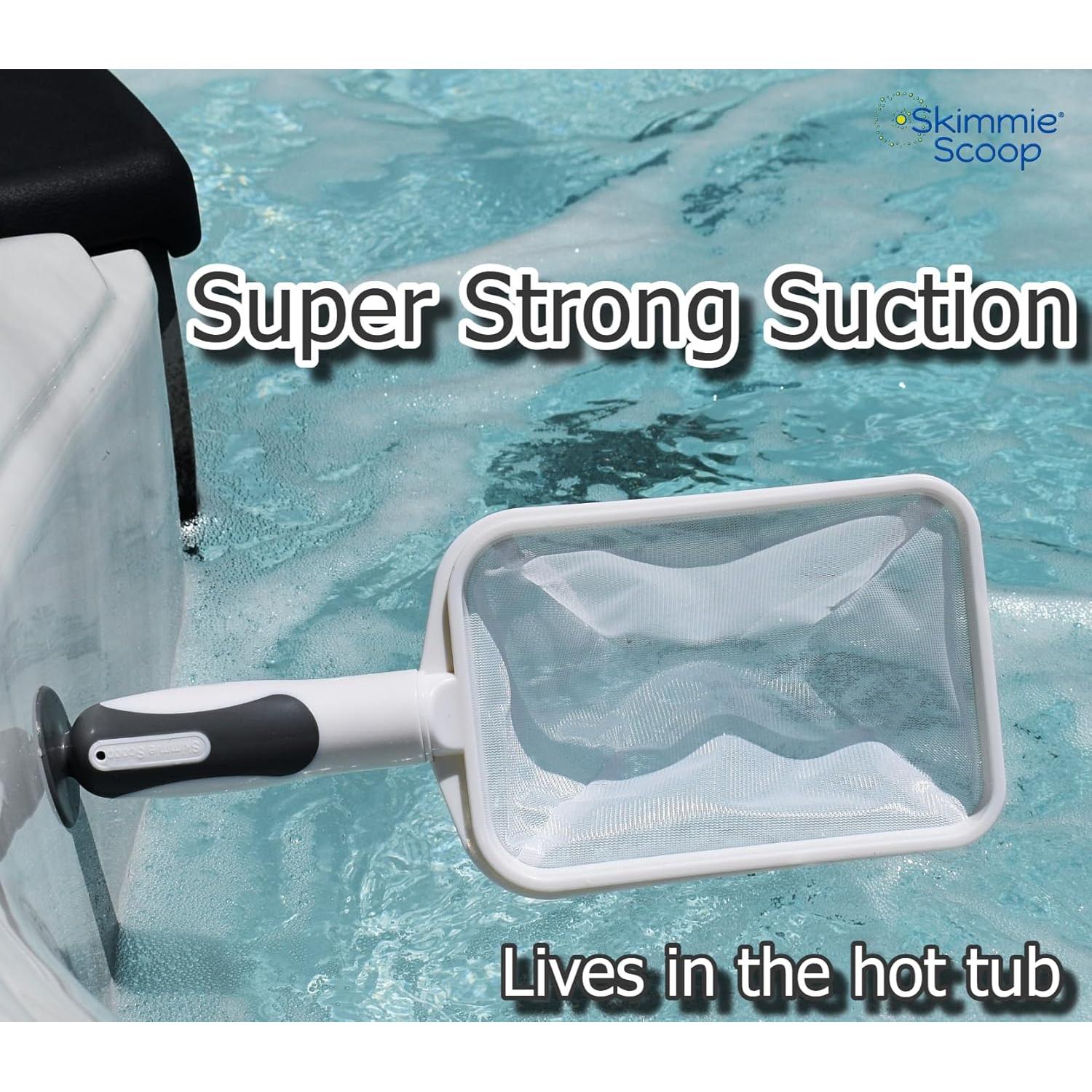Skimmer de Mano El Skimmie Scoop con Red Fina - Blanco