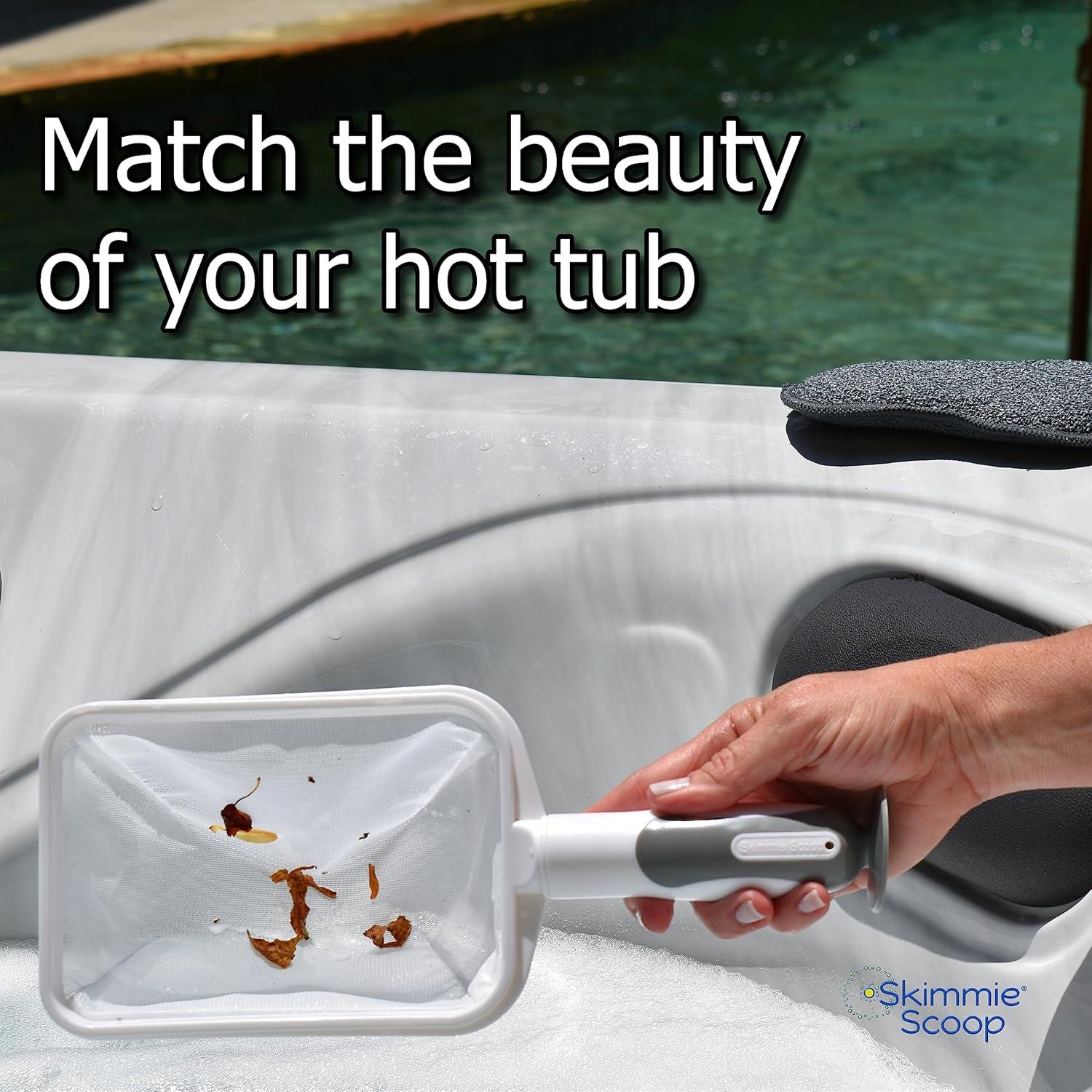 Skimmer de Mano El Skimmie Scoop con Red Fina - Blanco