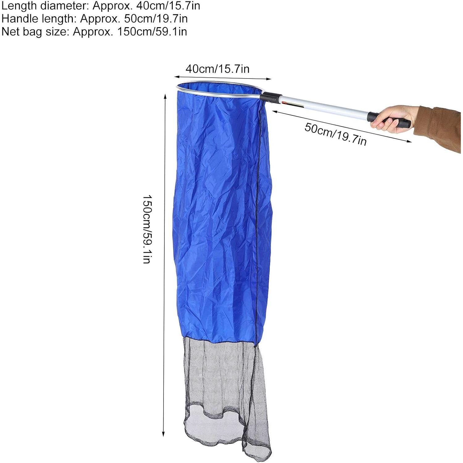 Red Suave para Peces Zerodis 40CM, Malla Nylon Antideslizante