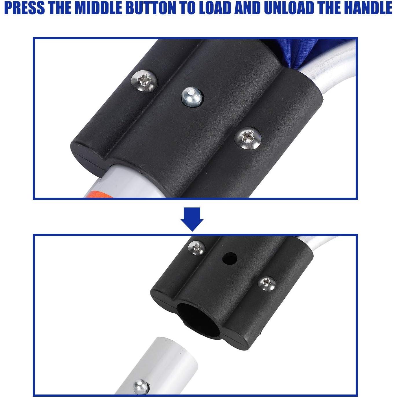 Red Suave para Peces Zerodis 40CM, Malla Nylon Antideslizante